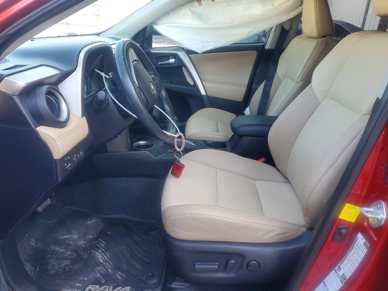 2014 Toyota Rav4 Limited Red vin: 2T3DFREV6EW221307
