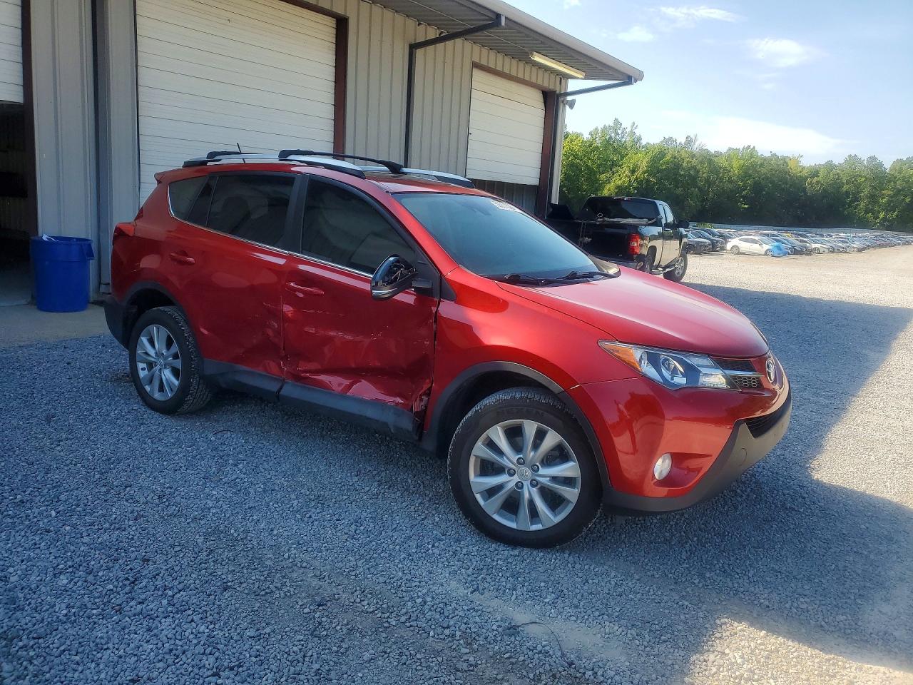 2014 Toyota Rav4 Limited Red vin: 2T3DFREV6EW221307