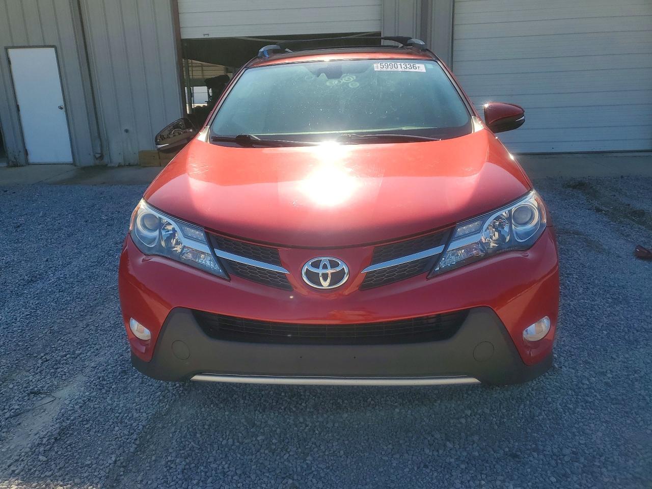 2014 Toyota Rav4 Limited Red vin: 2T3DFREV6EW221307
