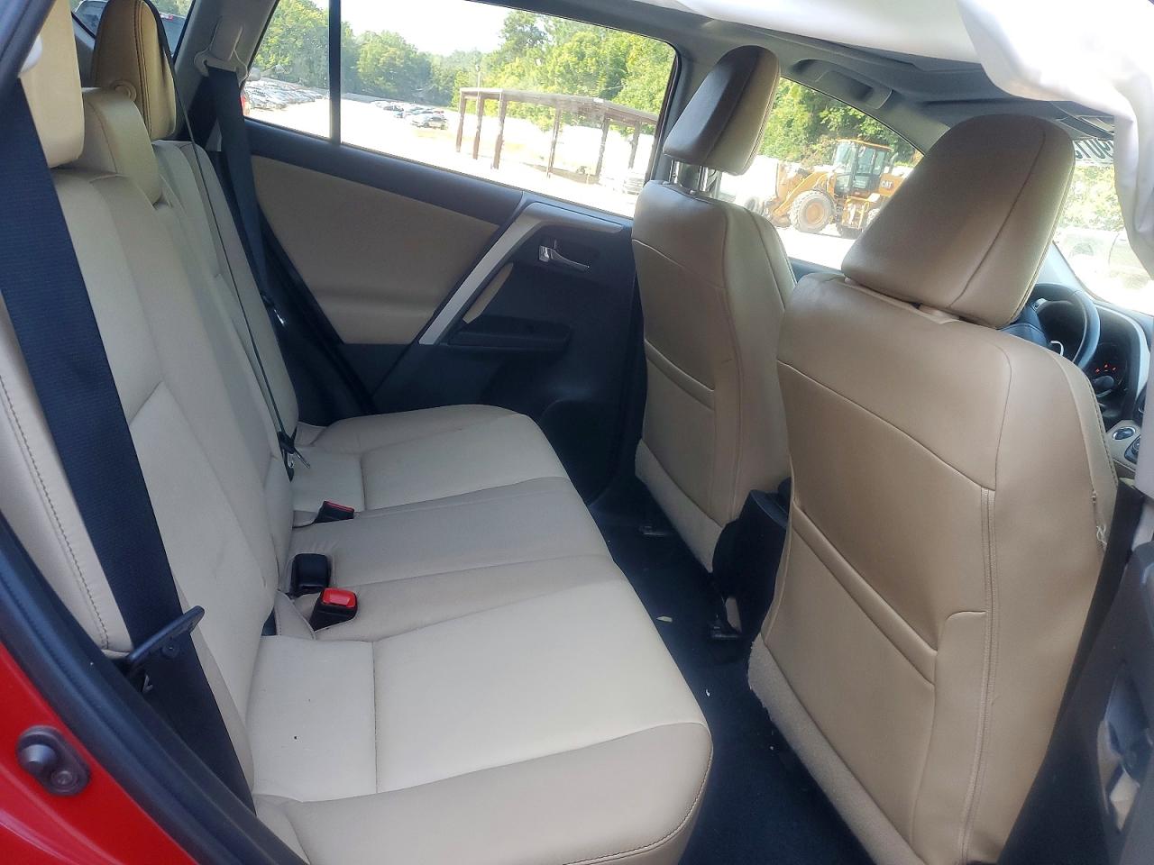 2014 Toyota Rav4 Limited Red vin: 2T3DFREV6EW221307