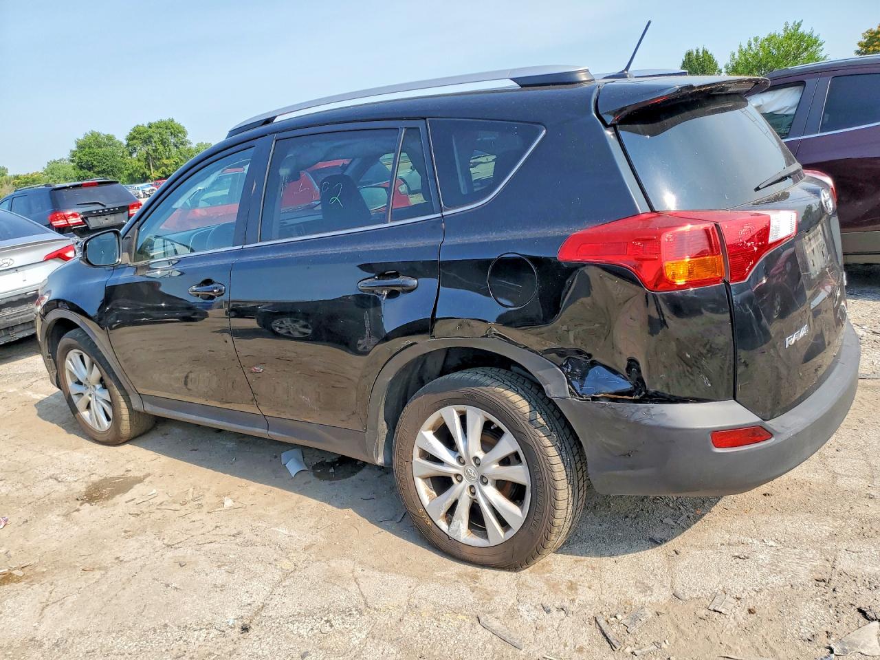 2015 Toyota Rav4 Limited Черный vin: 2T3DFREV6FW230963