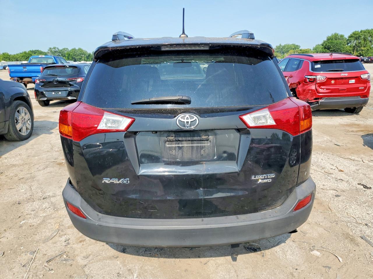 2015 Toyota Rav4 Limited Черный vin: 2T3DFREV6FW230963