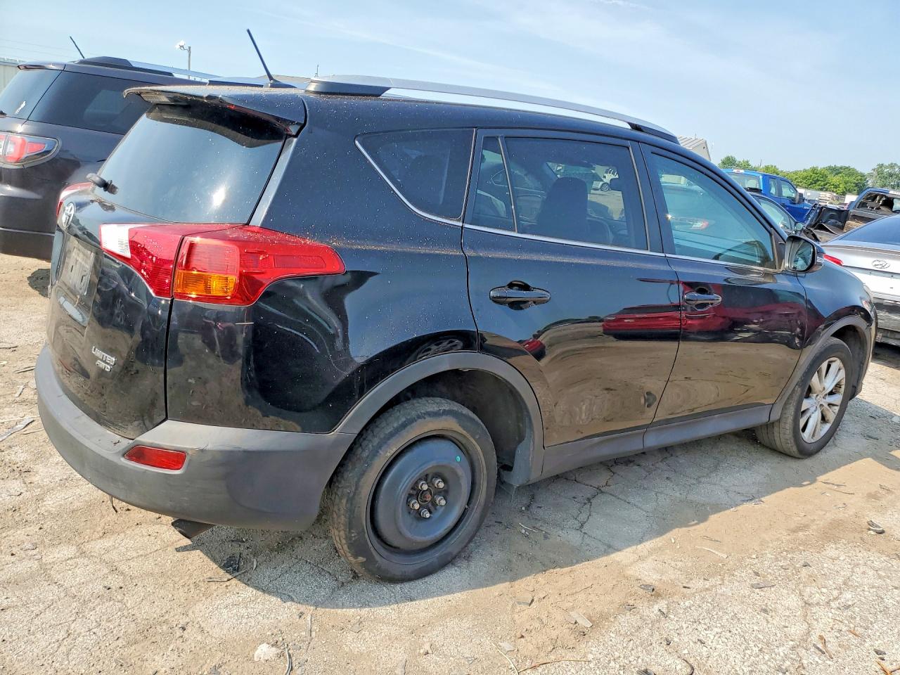 2015 Toyota Rav4 Limited Черный vin: 2T3DFREV6FW230963