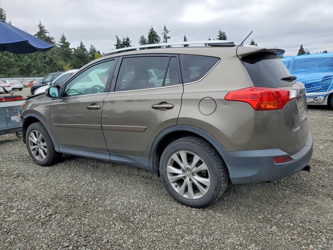 2015 Toyota Rav4 Limited Gray vin: 2T3DFREV6FW246564