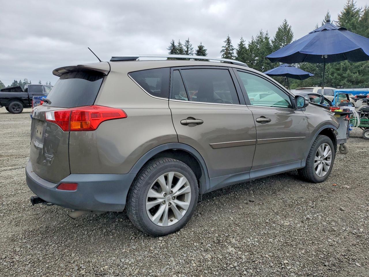 2015 Toyota Rav4 Limited Gray vin: 2T3DFREV6FW246564