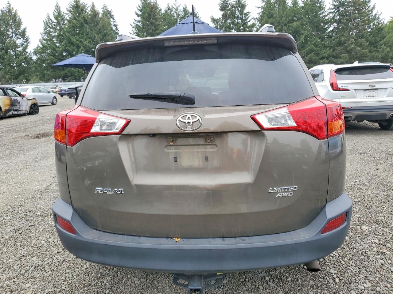 2015 Toyota Rav4 Limited Gray vin: 2T3DFREV6FW246564