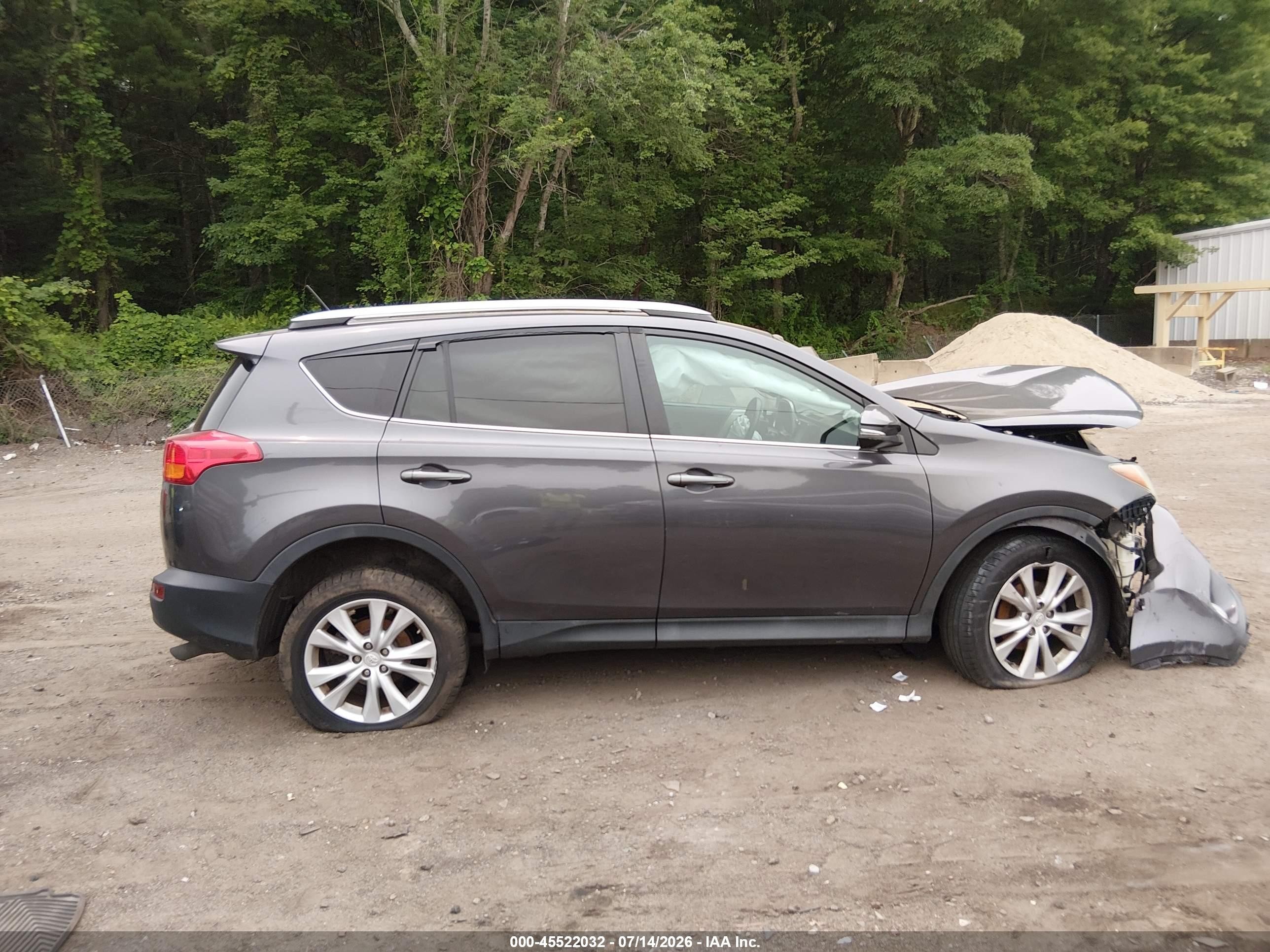 2015 Toyota Rav4 Limited Gray vin: 2T3DFREV6FW266118