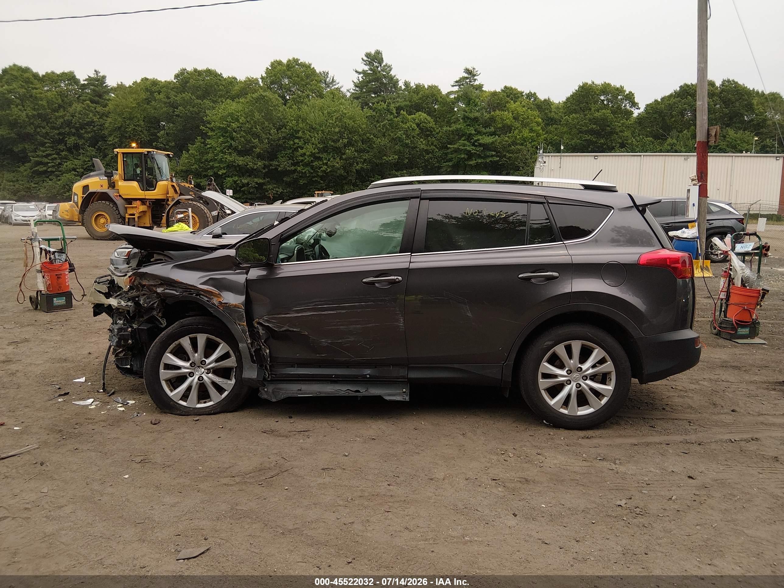 2015 Toyota Rav4 Limited Gray vin: 2T3DFREV6FW266118