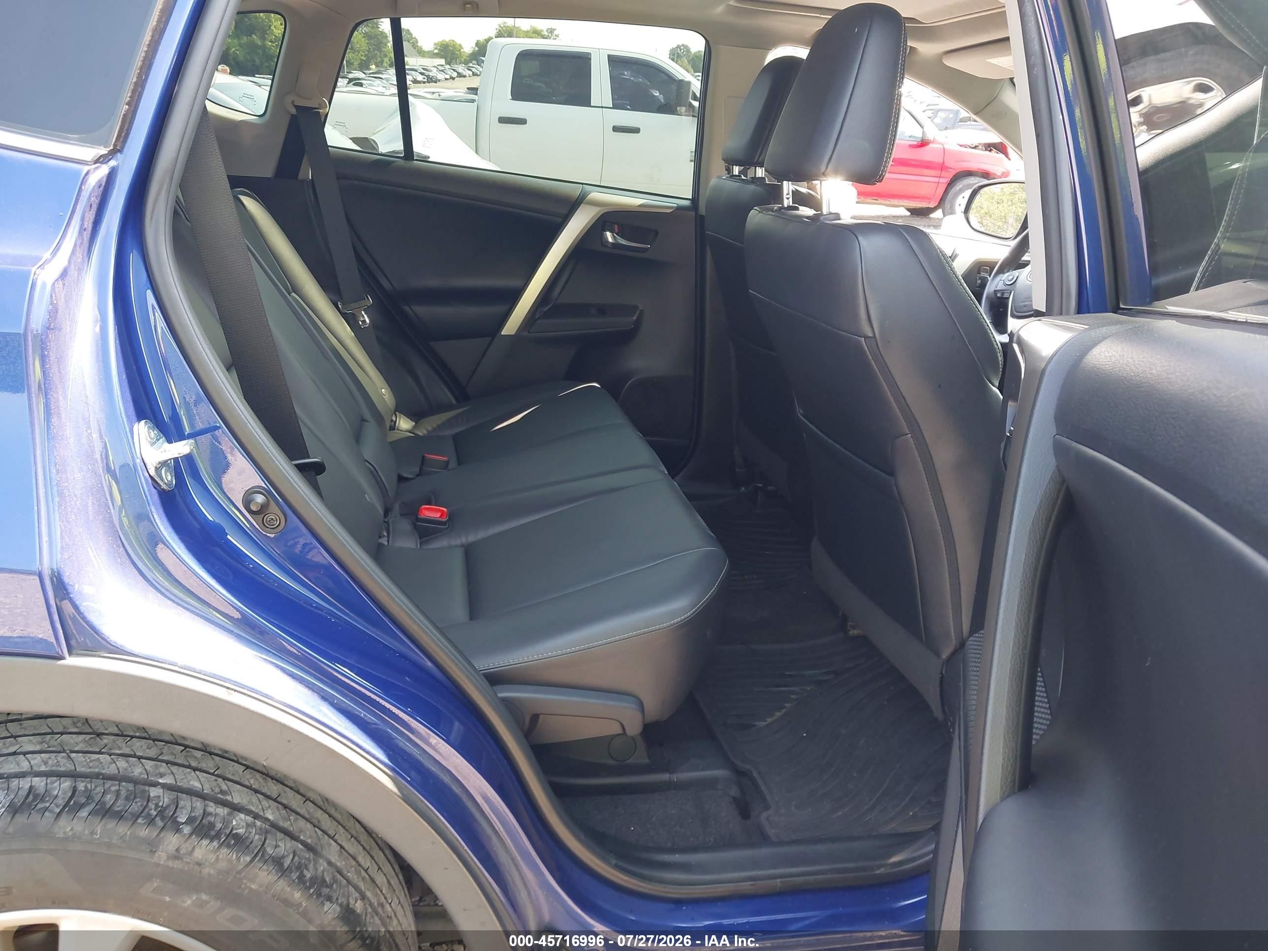 2015 Toyota Rav4 Limited Синий vin: 2T3DFREV6FW281816