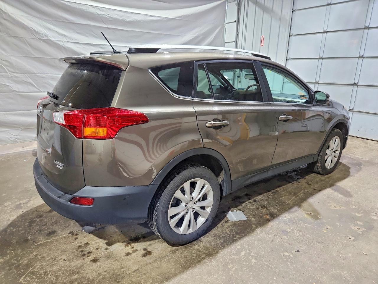 2015 Toyota Rav4 Limited Brown vin: 2T3DFREV6FW294243