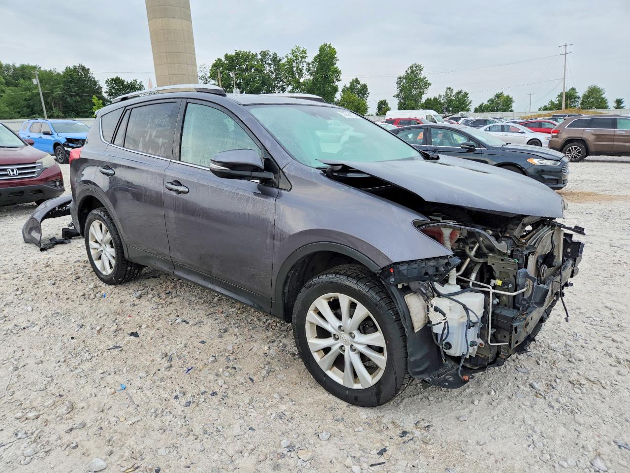 2015 Toyota Rav4 Limited Gray vin: 2T3DFREV6FW318461