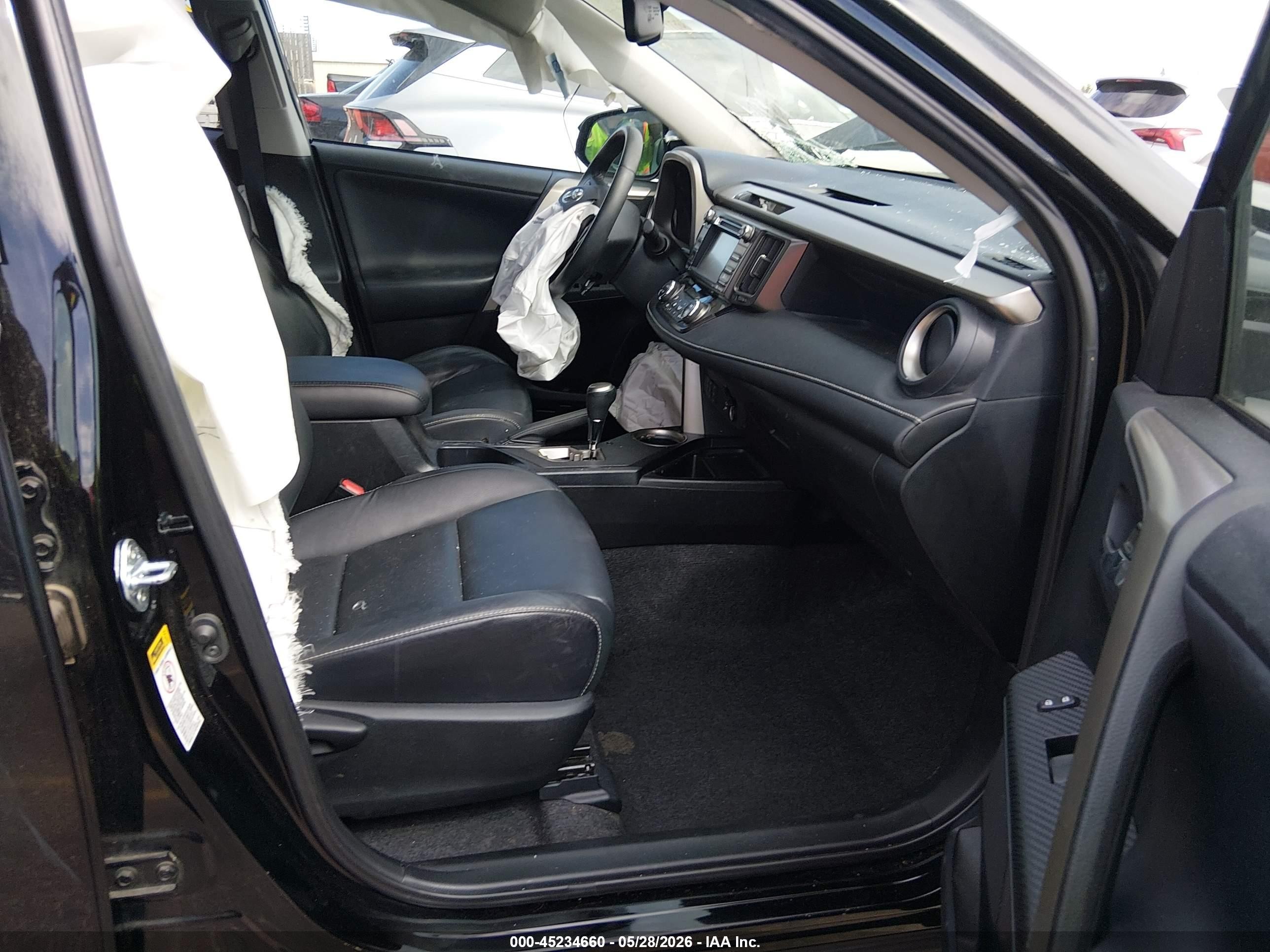 2015 Toyota Rav4 Limited Black vin: 2T3DFREV6FW340296