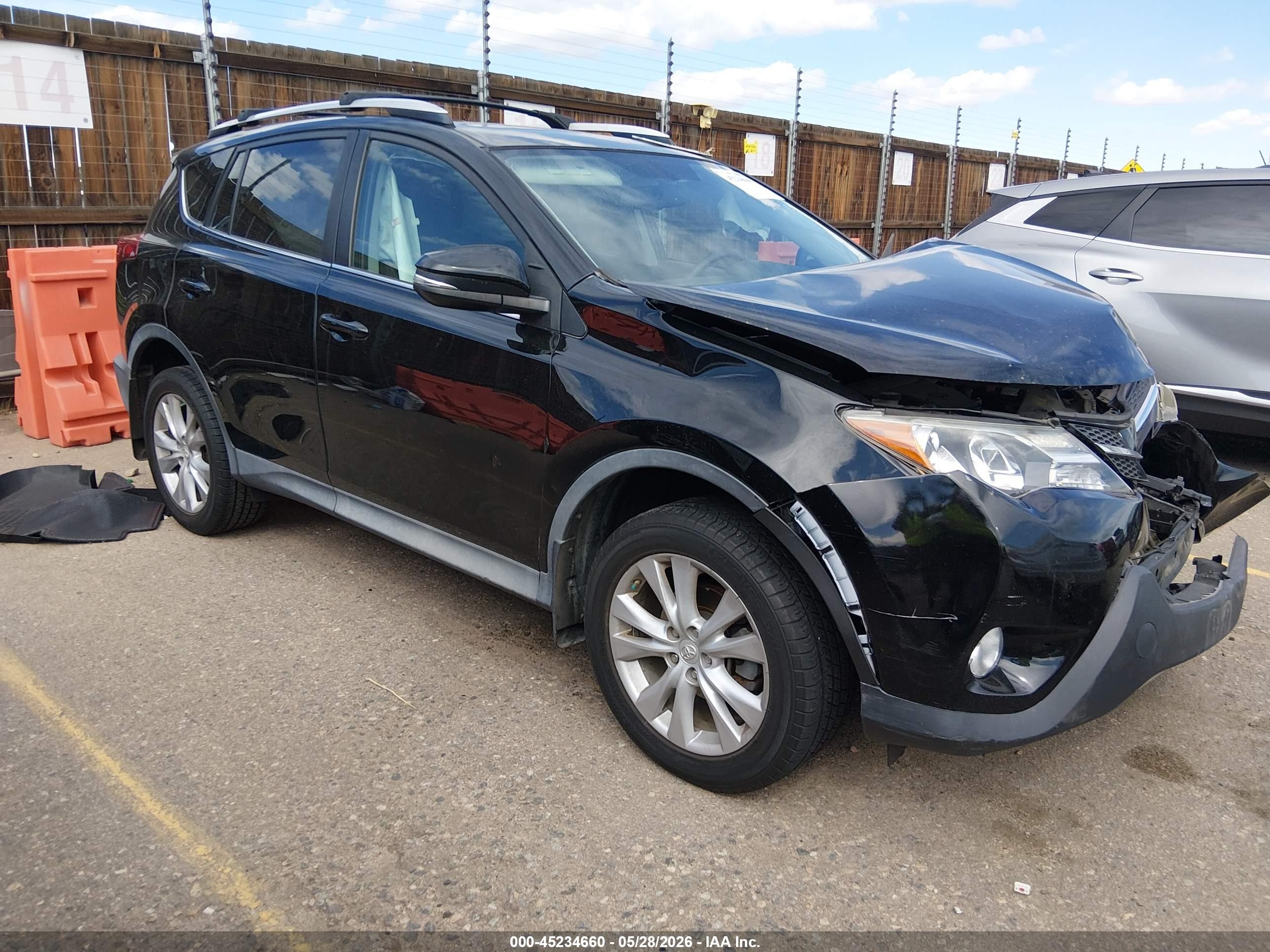2015 Toyota Rav4 Limited Black vin: 2T3DFREV6FW340296