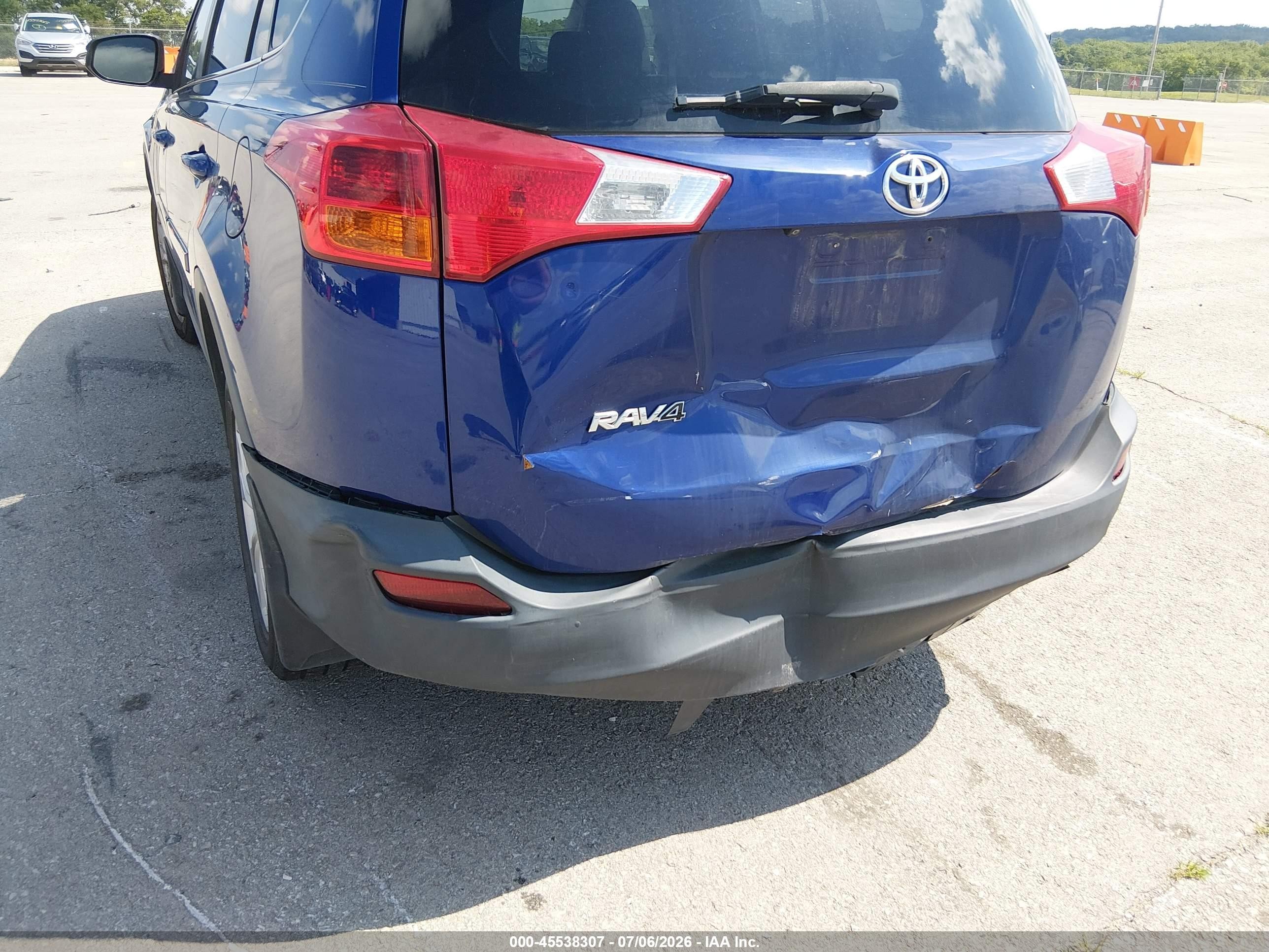 2015 Toyota Rav4 Limited Blue vin: 2T3DFREV6FW351993