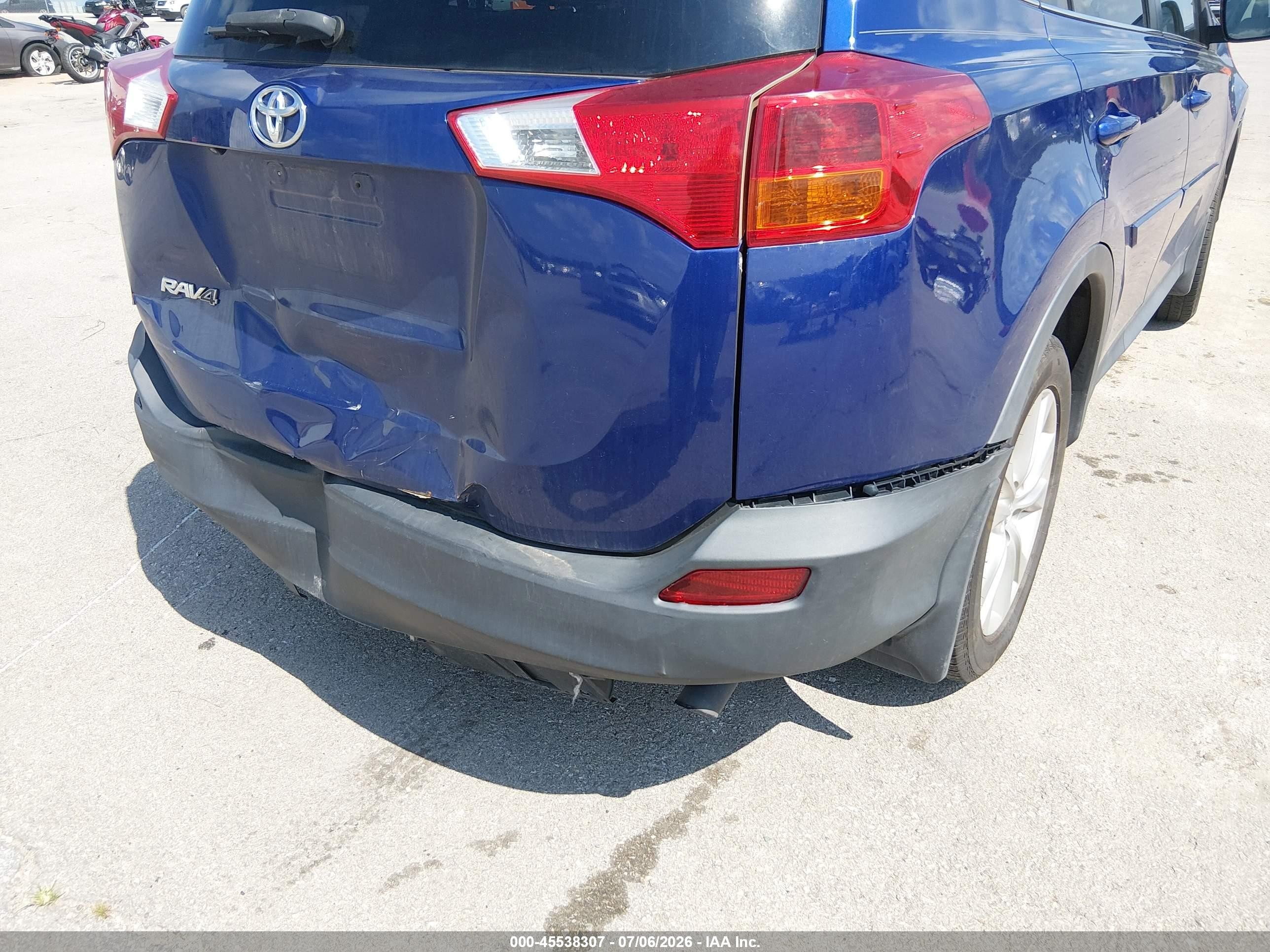 2015 Toyota Rav4 Limited Blue vin: 2T3DFREV6FW351993