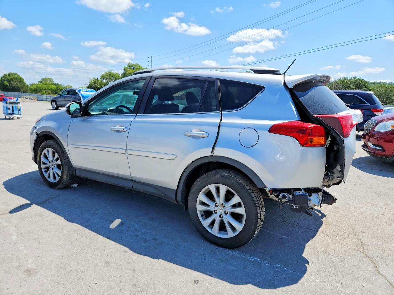 2015 Toyota Rav4 Limited Silver vin: 2T3DFREV6FW369989