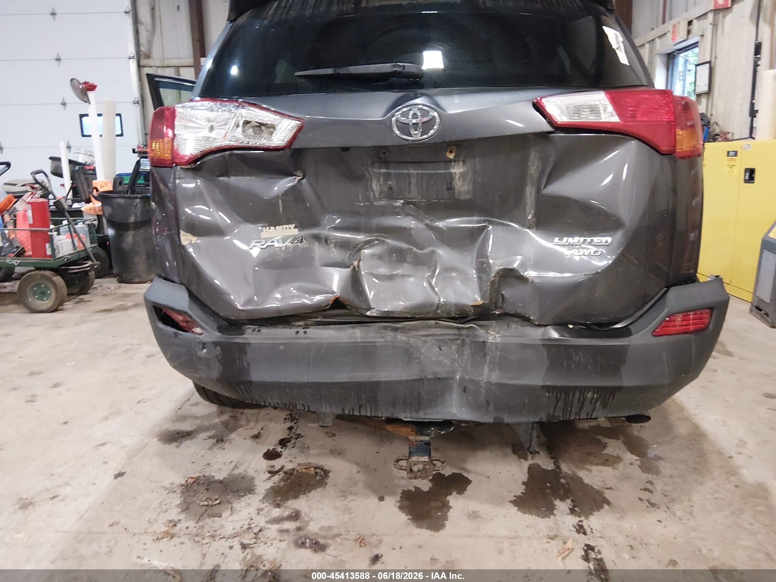 2015 Toyota Rav4 Limited Gray vin: 2T3DFREV6FW385190