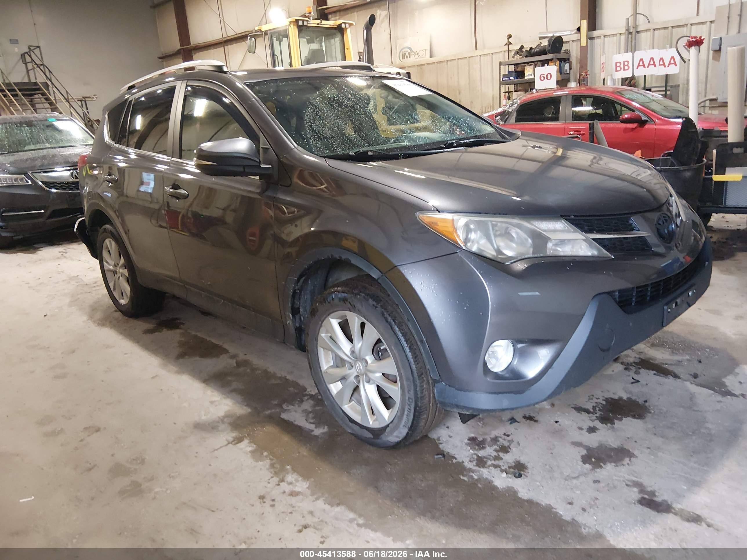 2015 Toyota Rav4 Limited Gray vin: 2T3DFREV6FW385190
