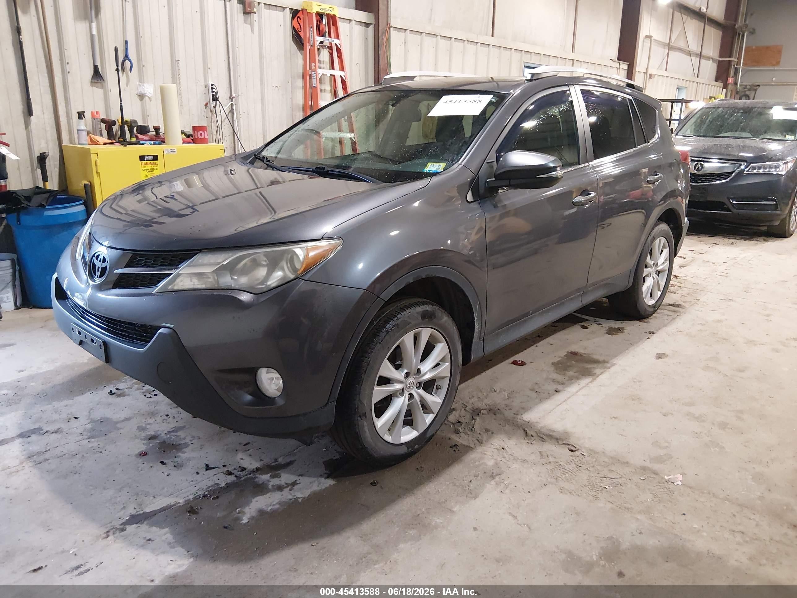 2015 Toyota Rav4 Limited Gray vin: 2T3DFREV6FW385190