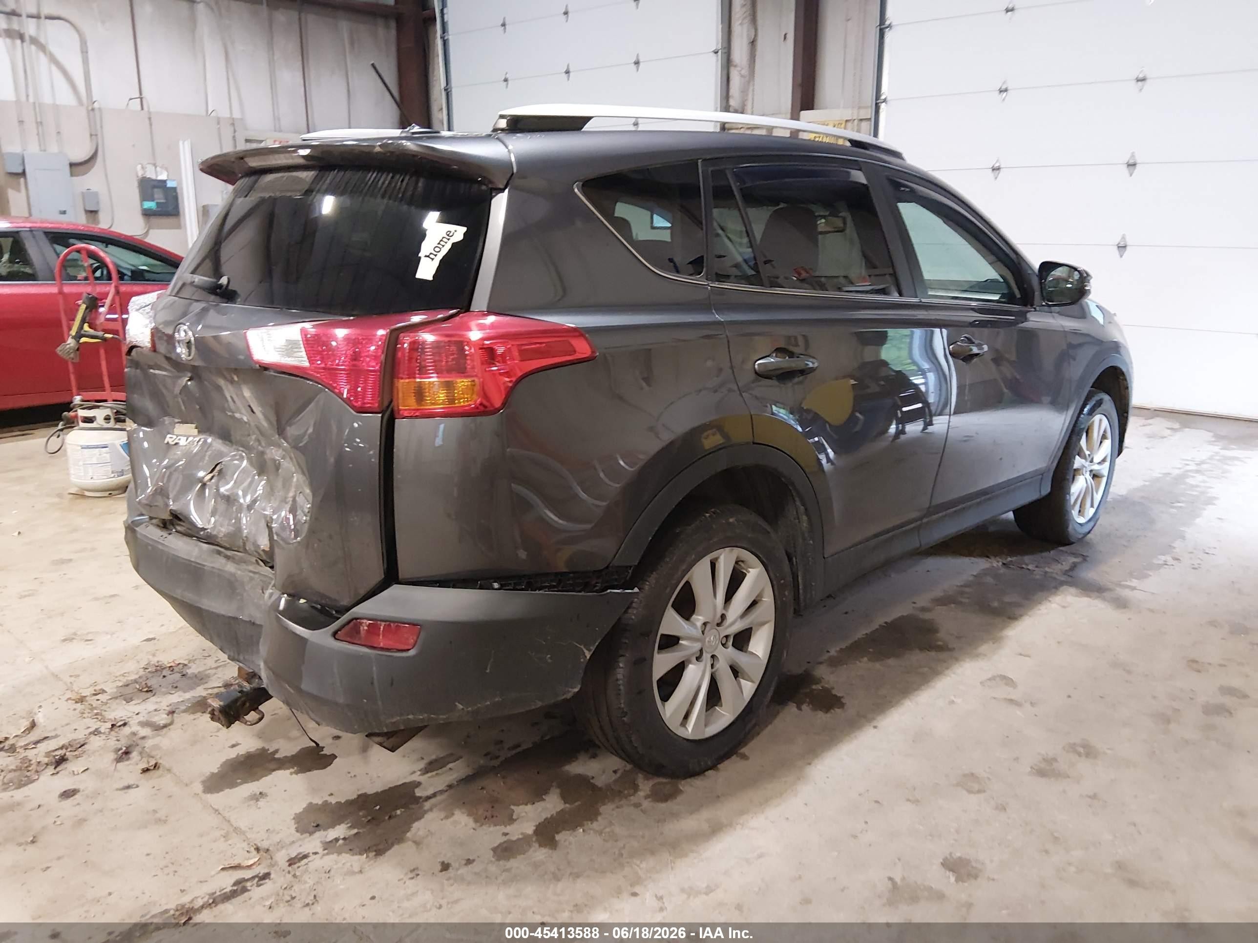 2015 Toyota Rav4 Limited Gray vin: 2T3DFREV6FW385190