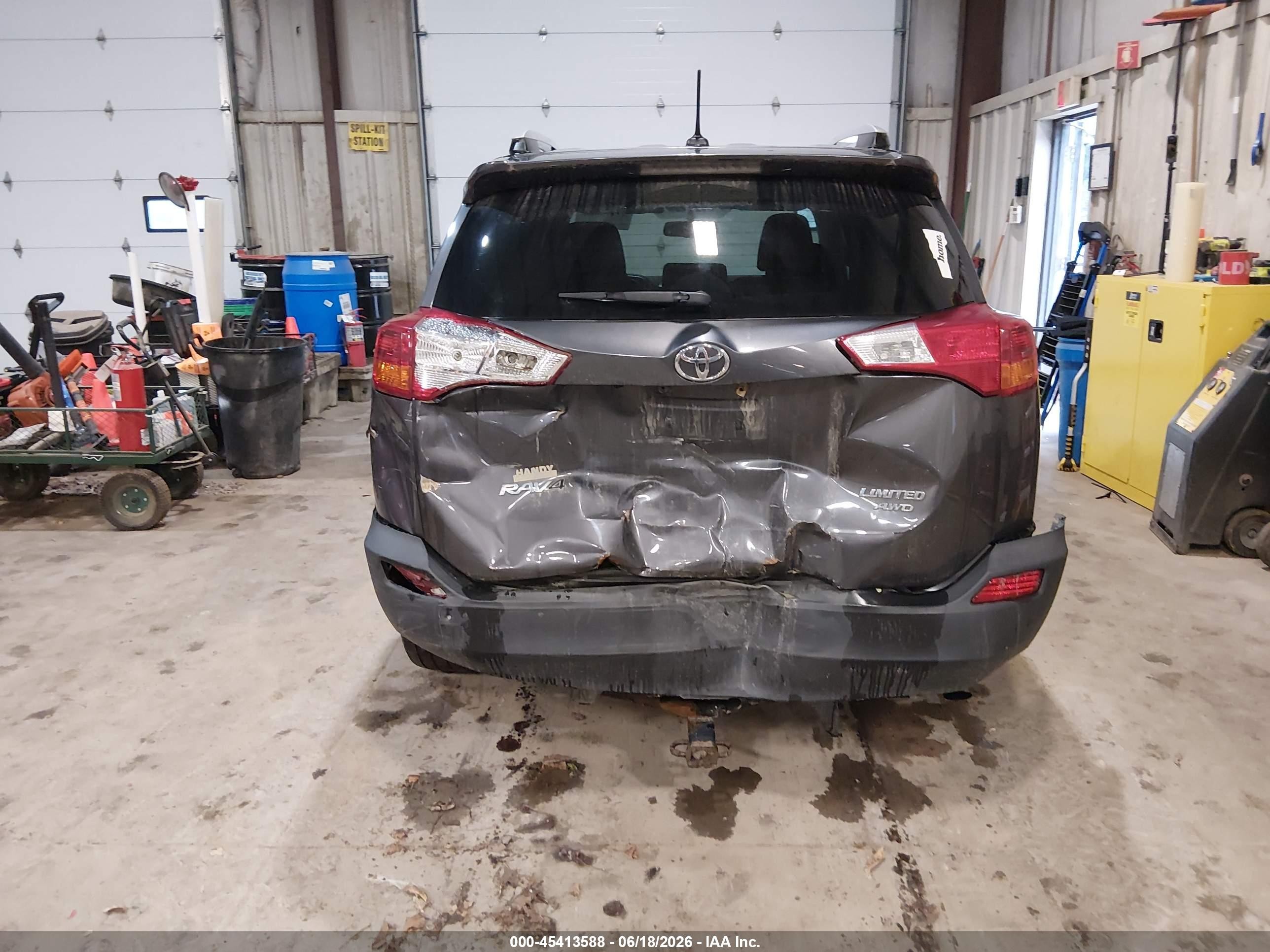 2015 Toyota Rav4 Limited Gray vin: 2T3DFREV6FW385190