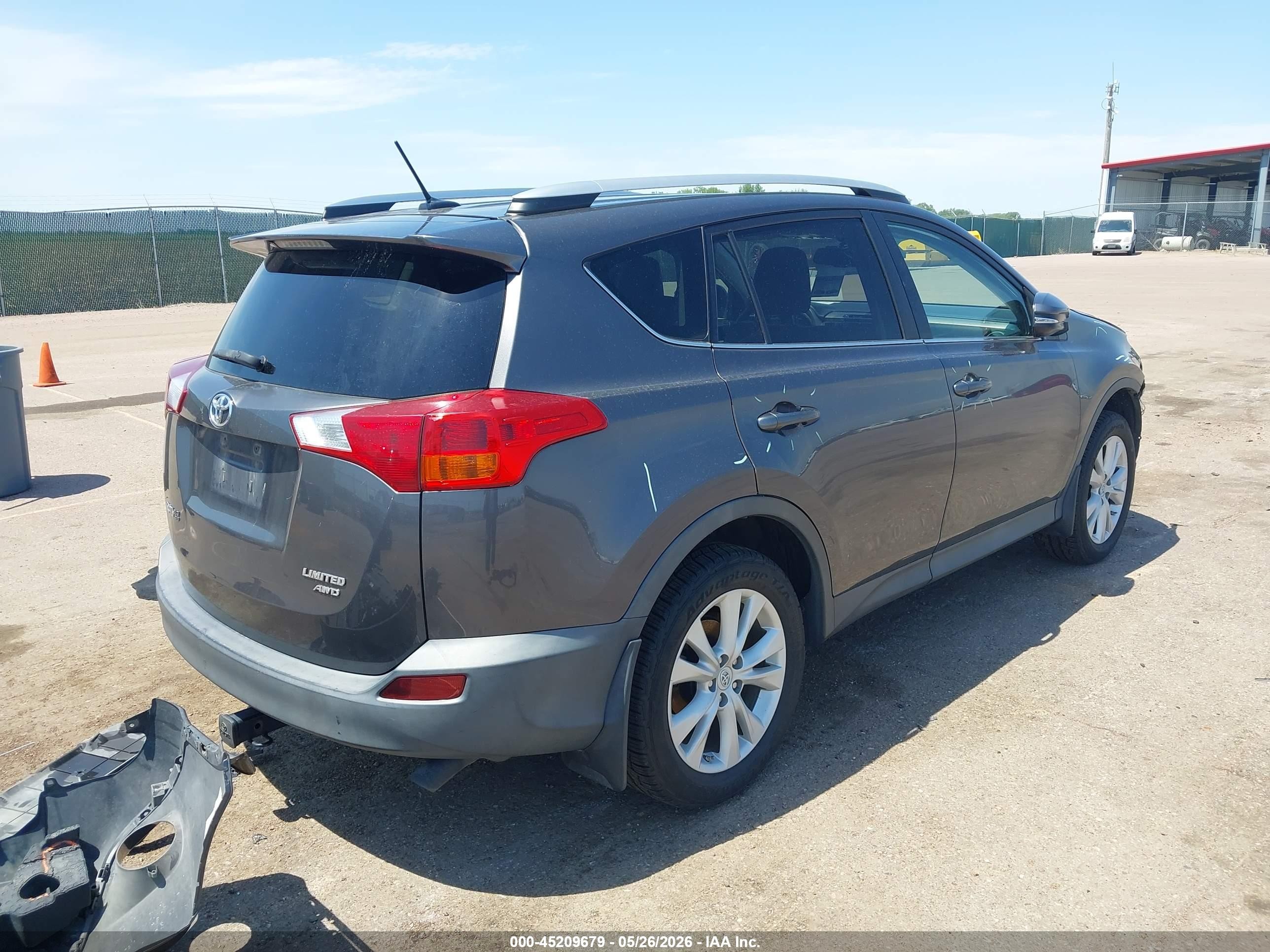 2015 Toyota Rav4 Limited Gray vin: 2T3DFREV6FW408001