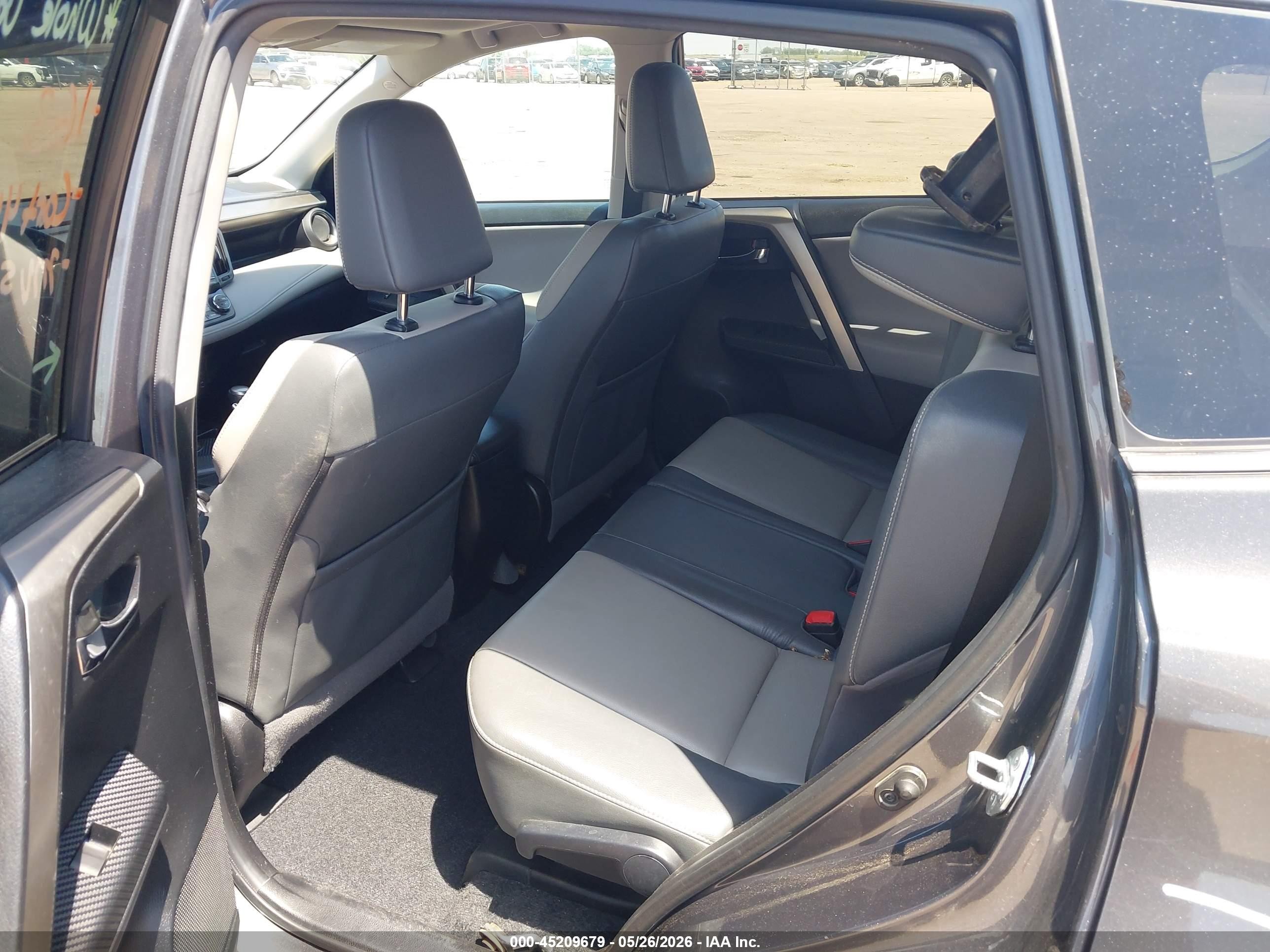 2015 Toyota Rav4 Limited Gray vin: 2T3DFREV6FW408001