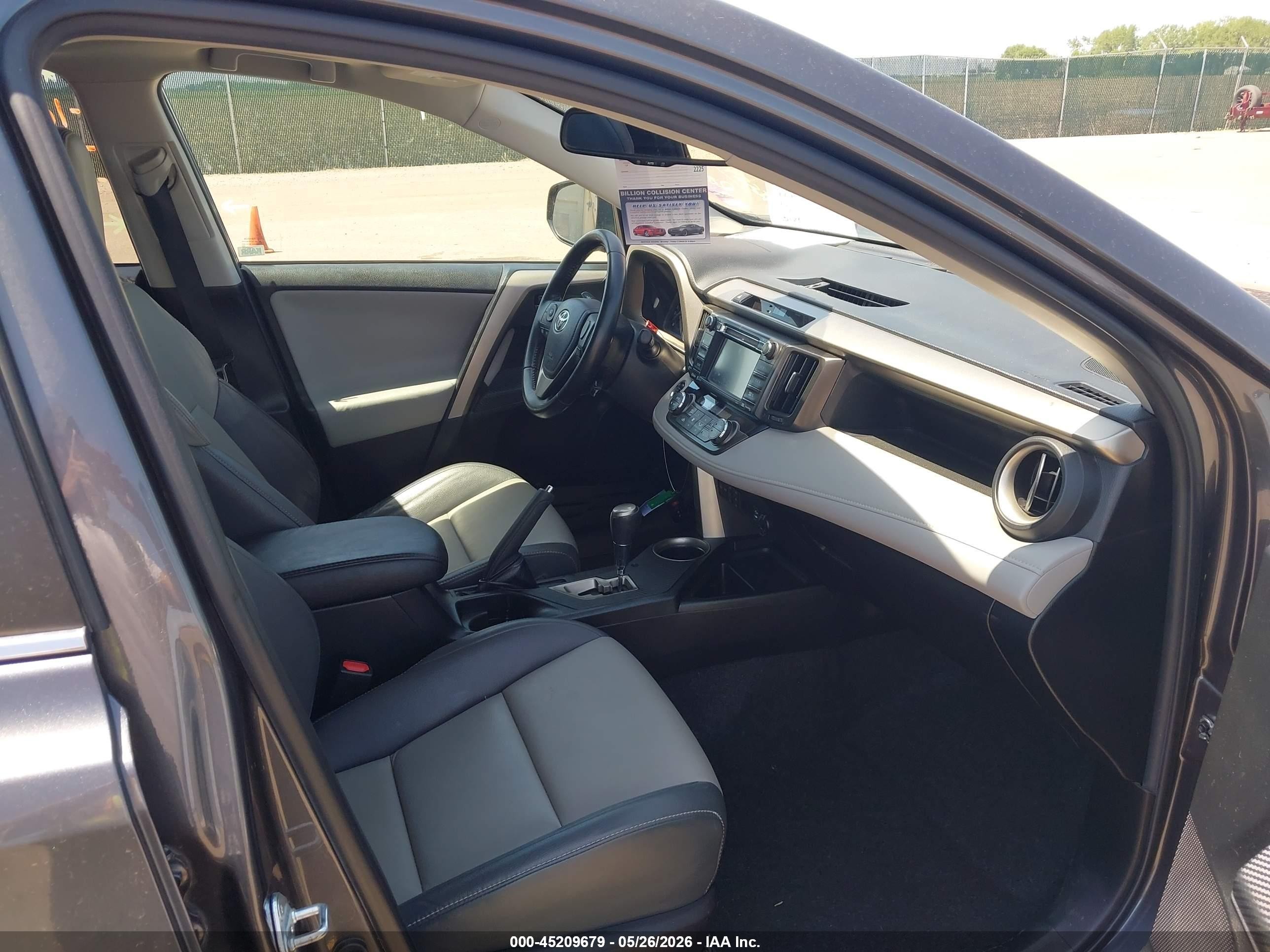 2015 Toyota Rav4 Limited Gray vin: 2T3DFREV6FW408001