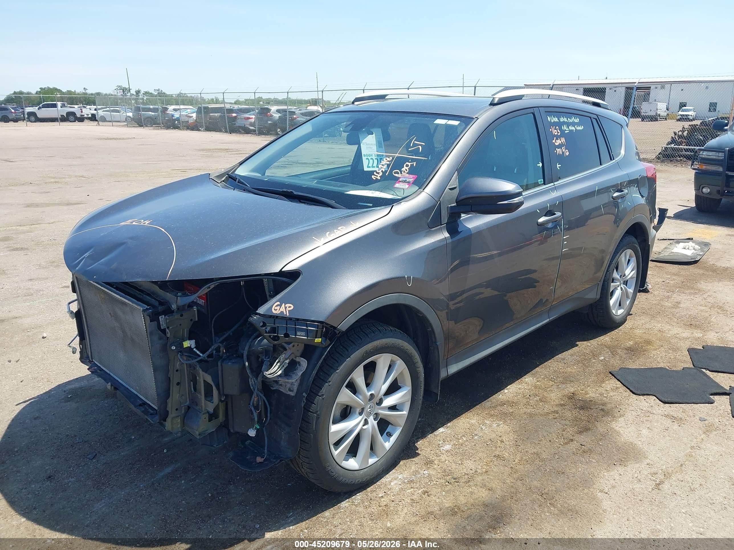 2015 Toyota Rav4 Limited Gray vin: 2T3DFREV6FW408001
