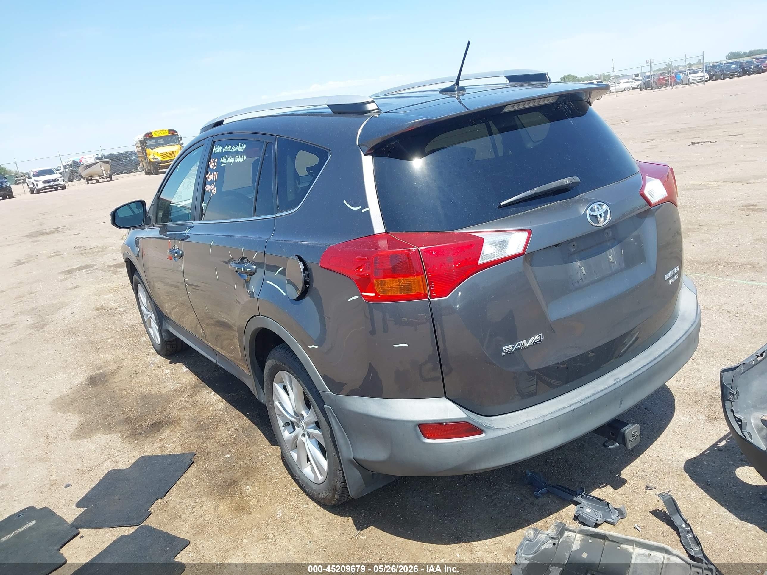 2015 Toyota Rav4 Limited Gray vin: 2T3DFREV6FW408001