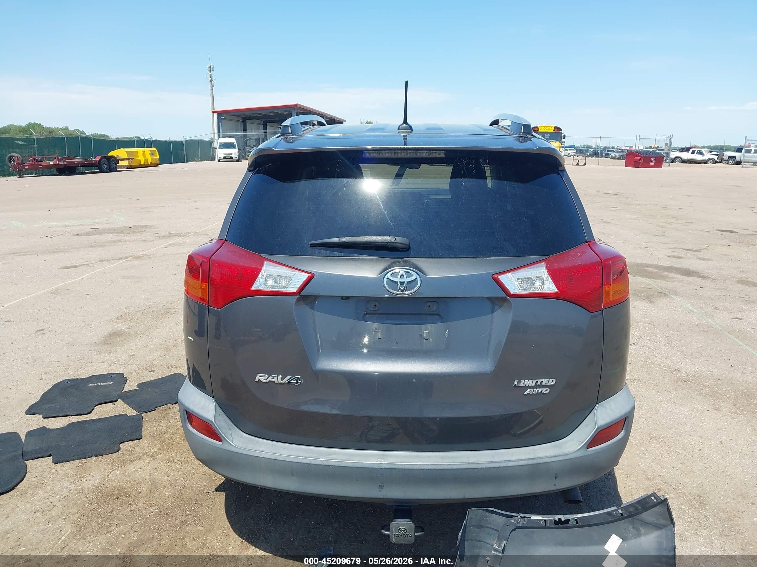 2015 Toyota Rav4 Limited Gray vin: 2T3DFREV6FW408001