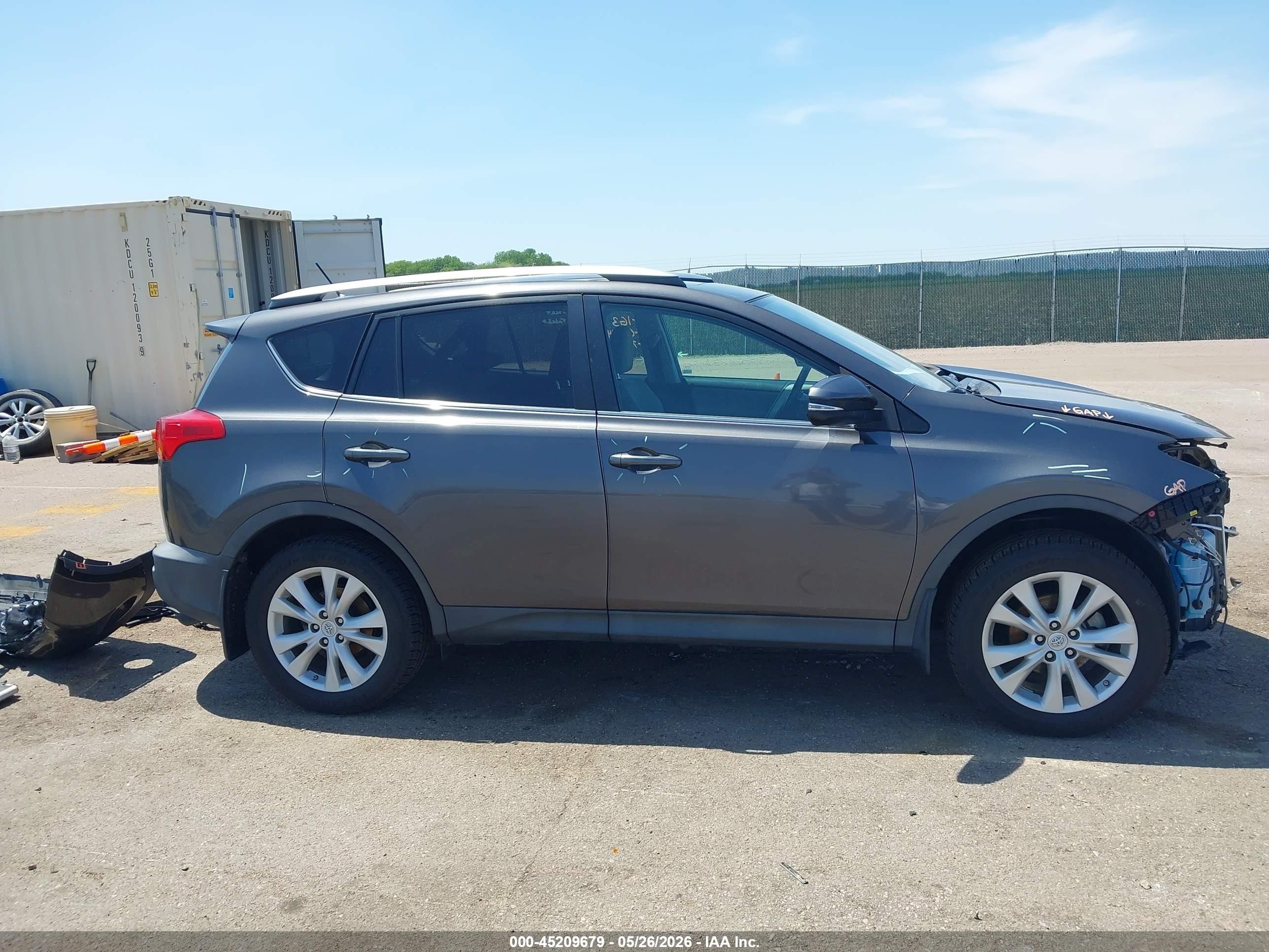 2015 Toyota Rav4 Limited Gray vin: 2T3DFREV6FW408001