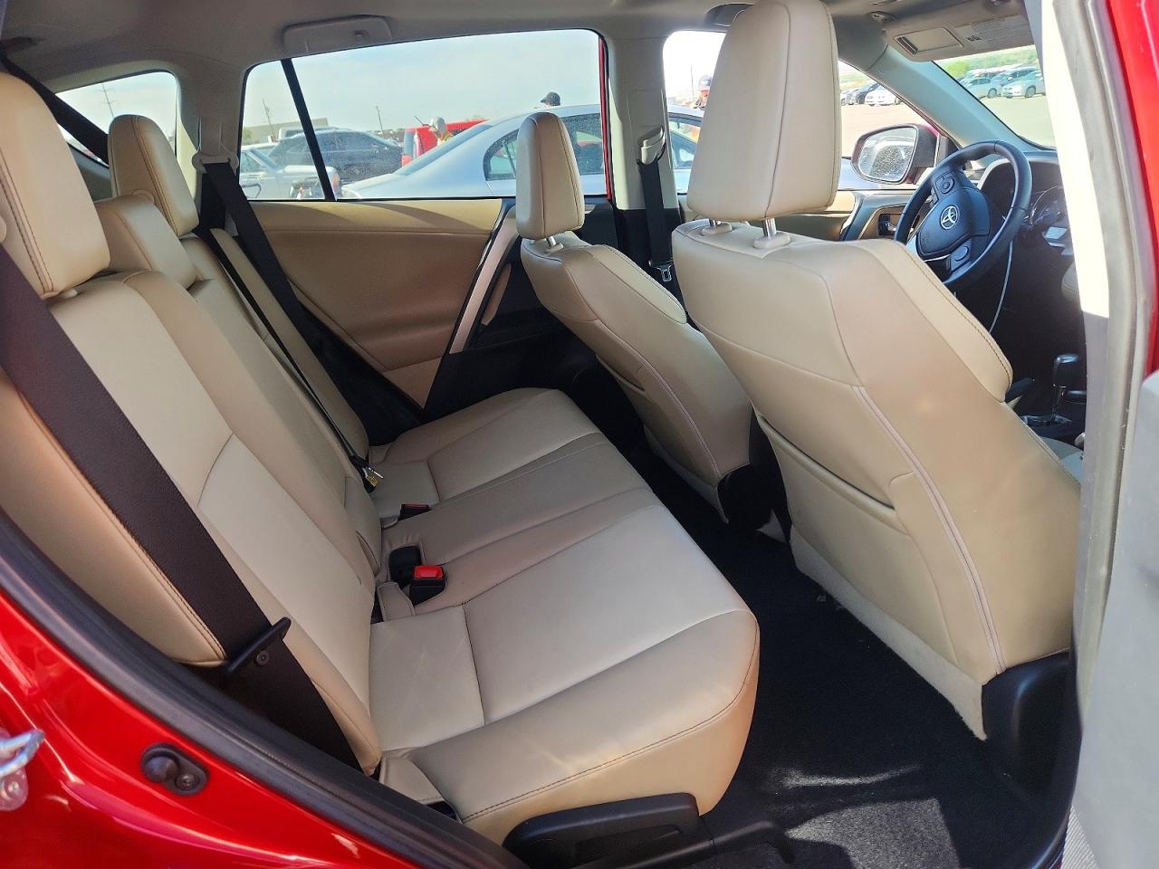 2013 Toyota Rav4 Limited Red vin: 2T3DFREV7DW026461