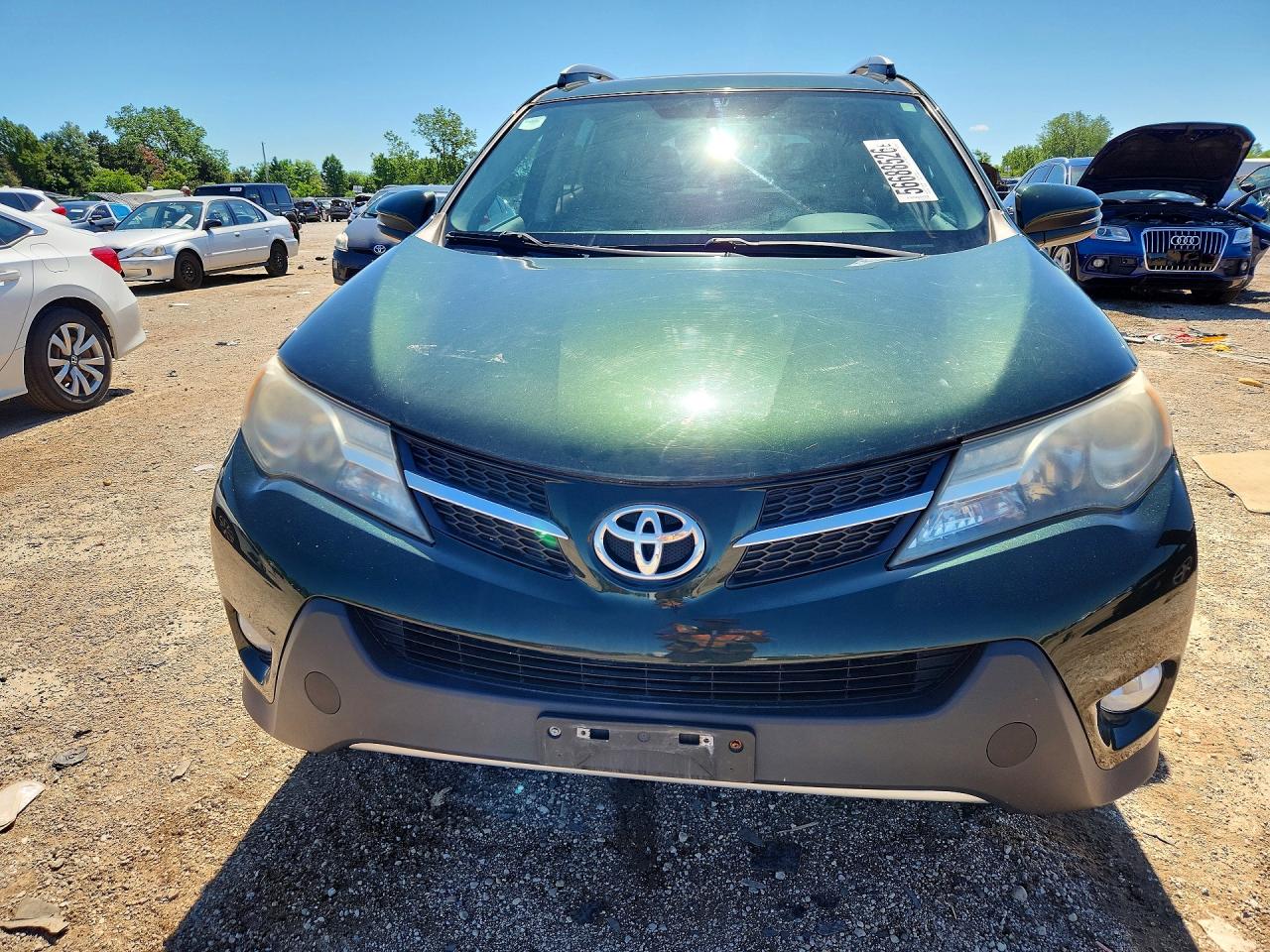 2013 Toyota Rav4 Limited Green vin: 2T3DFREV7DW037623