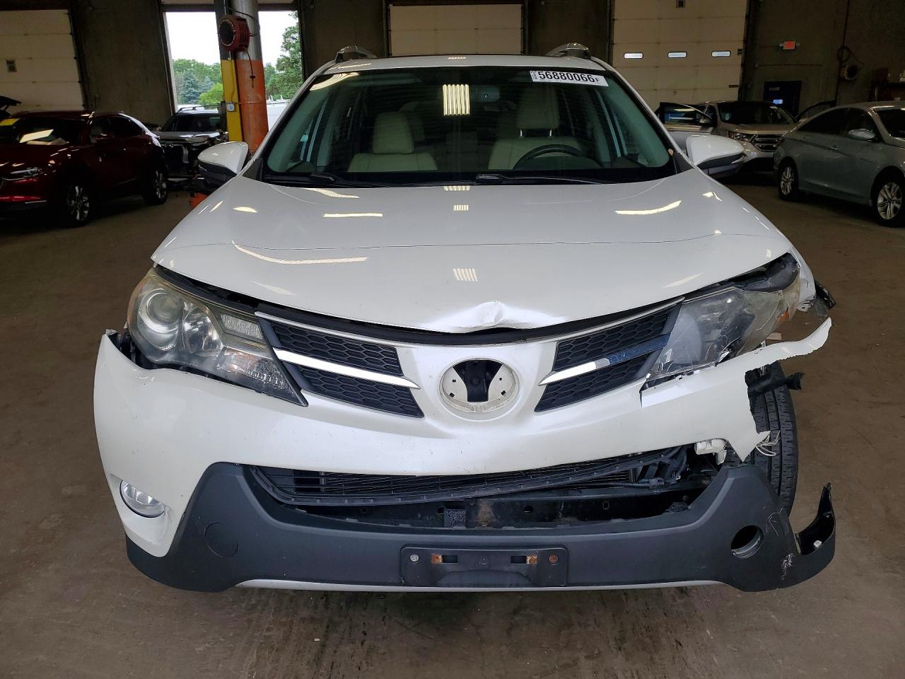 2013 Toyota Rav4 Limited White vin: 2T3DFREV7DW058343