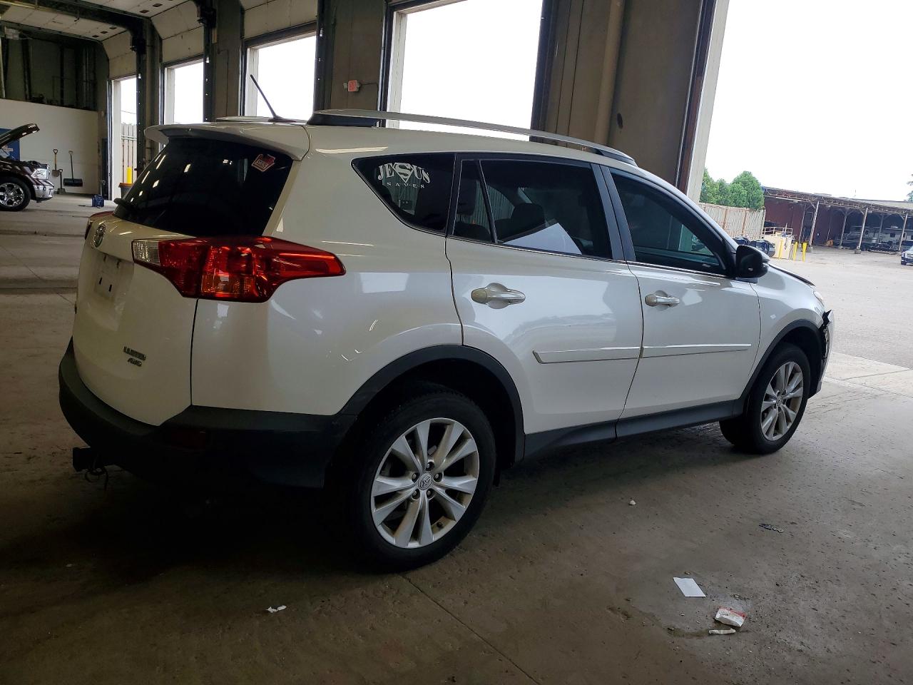 2013 Toyota Rav4 Limited White vin: 2T3DFREV7DW058343