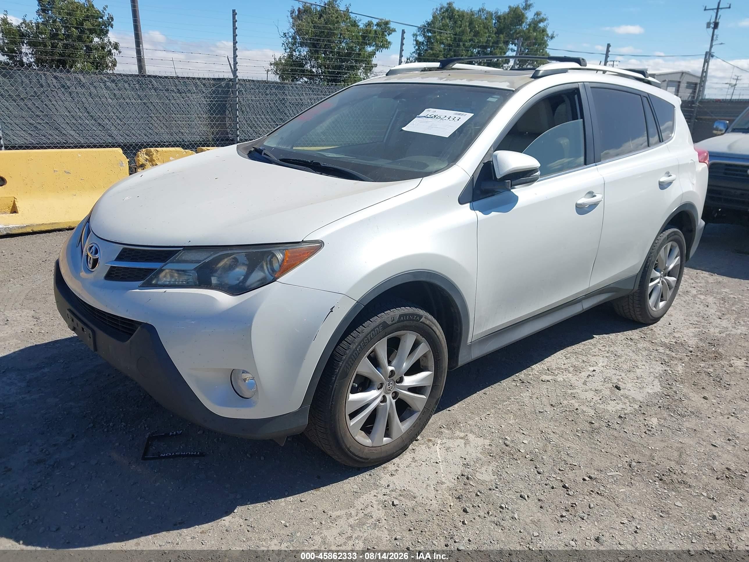 2013 Toyota Rav4 Limited White vin: 2T3DFREV7DW071691