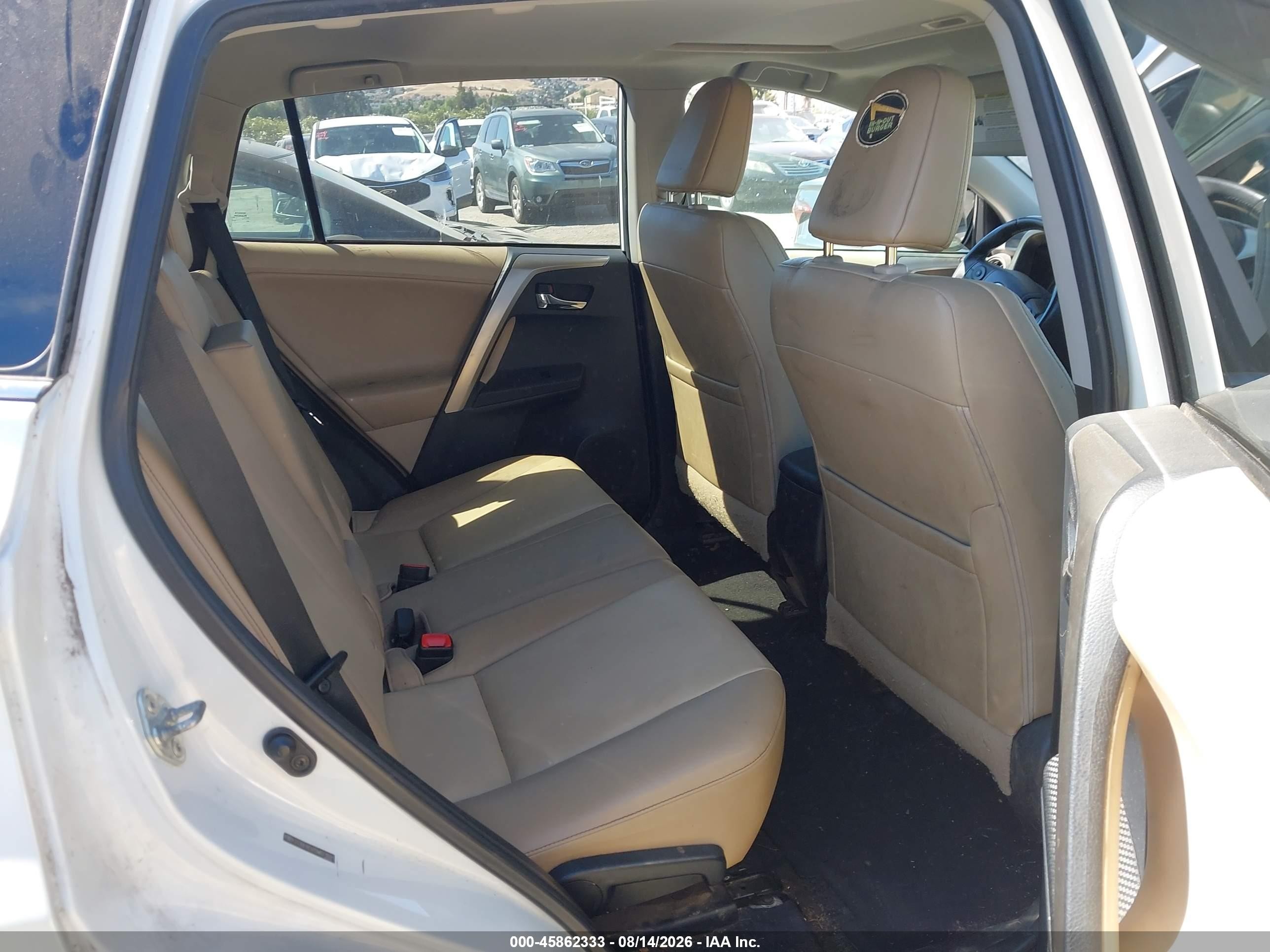 2013 Toyota Rav4 Limited White vin: 2T3DFREV7DW071691
