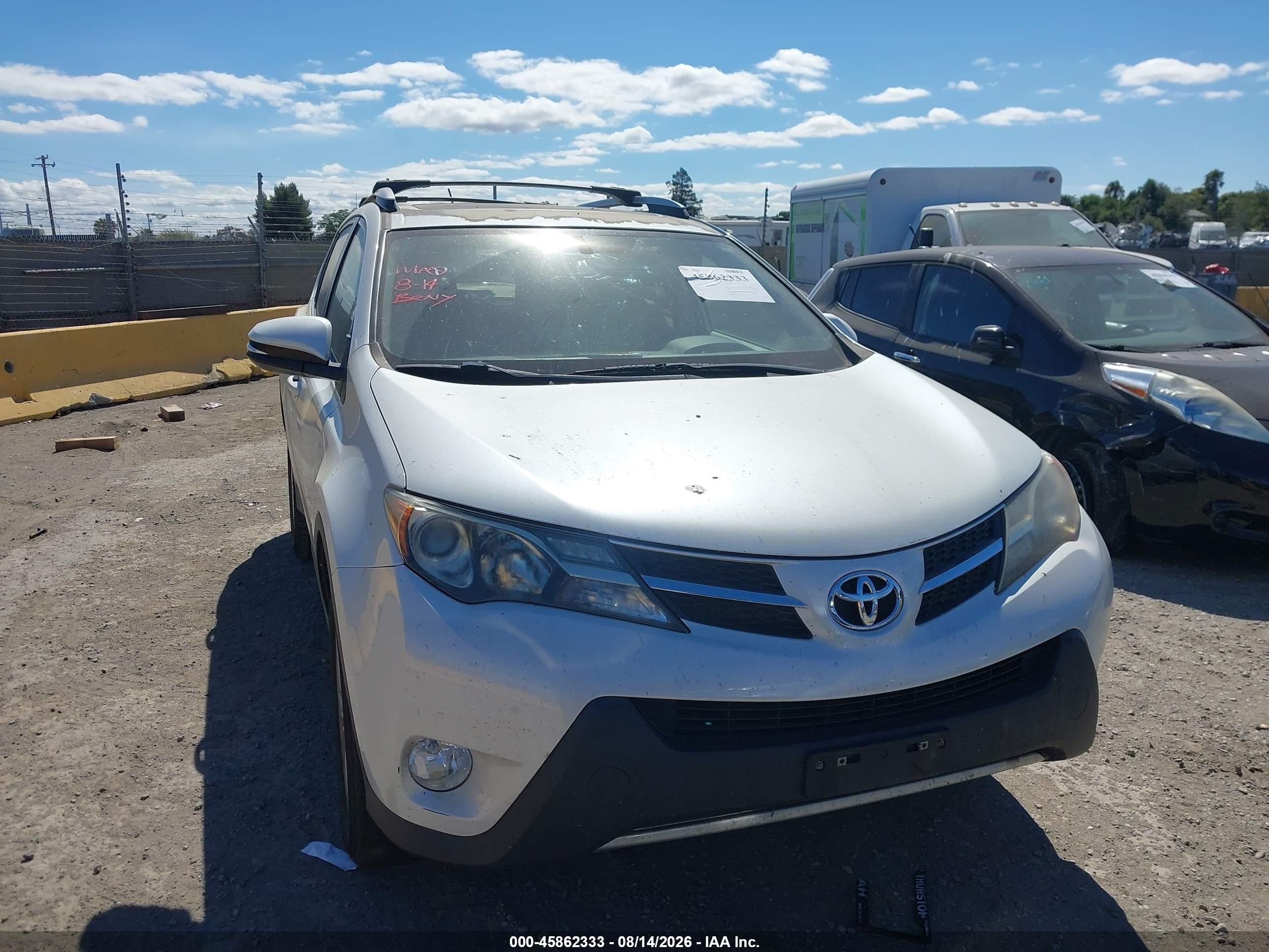 2013 Toyota Rav4 Limited White vin: 2T3DFREV7DW071691