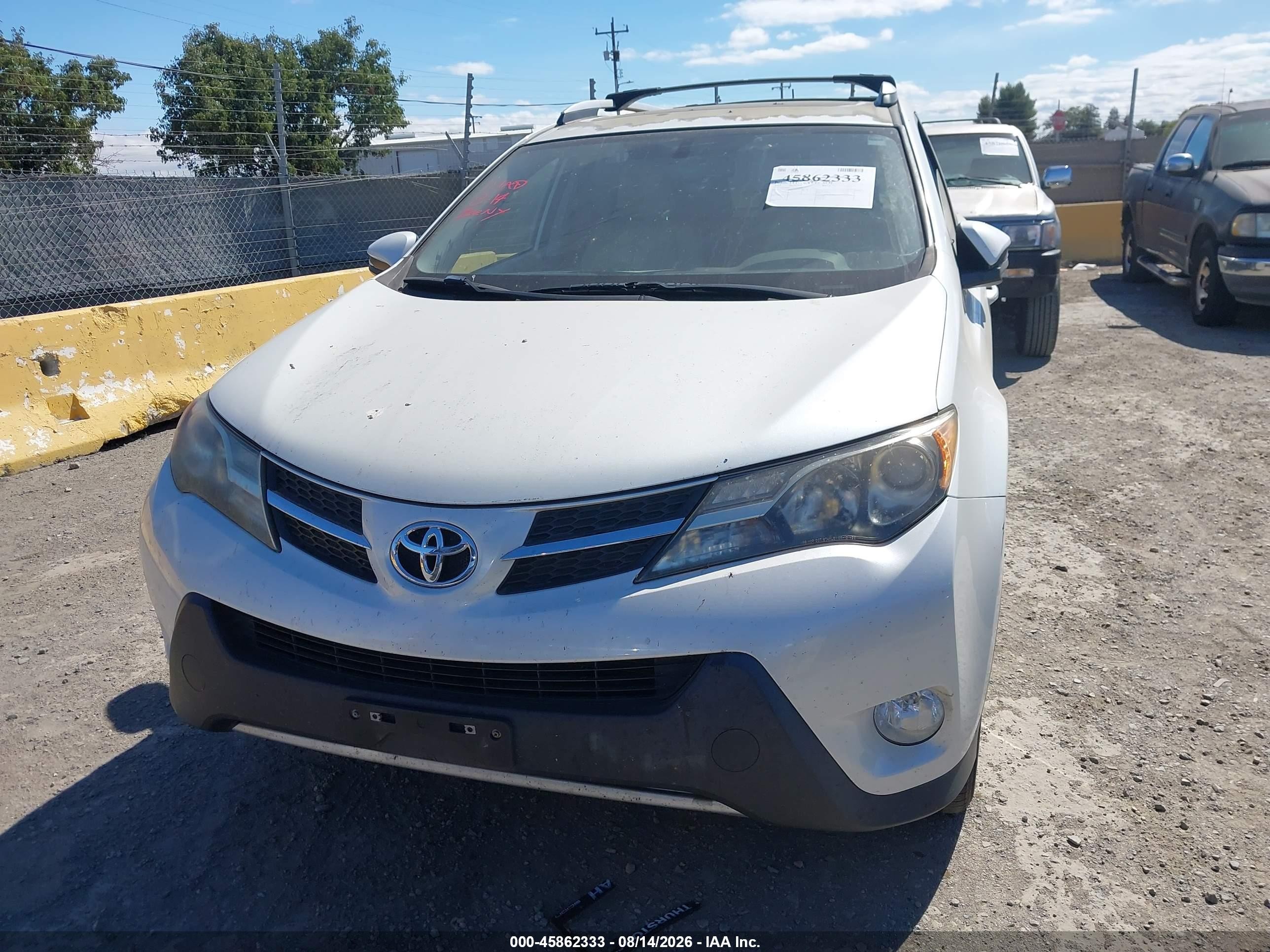 2013 Toyota Rav4 Limited White vin: 2T3DFREV7DW071691