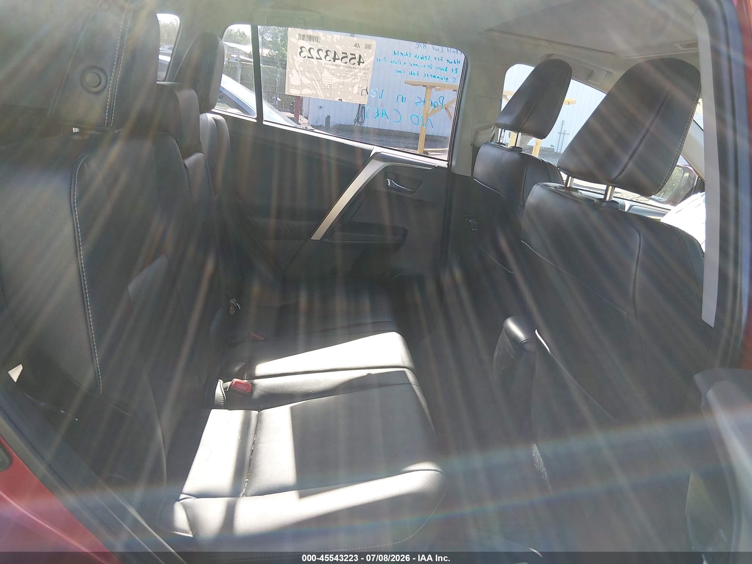 2013 Toyota Rav4 Limited Red vin: 2T3DFREV7DW077605