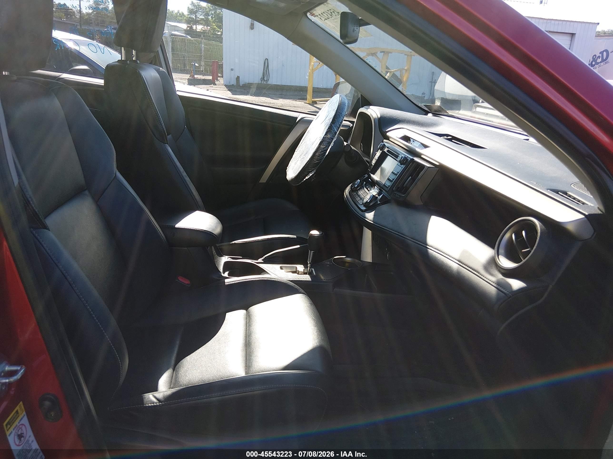2013 Toyota Rav4 Limited Red vin: 2T3DFREV7DW077605