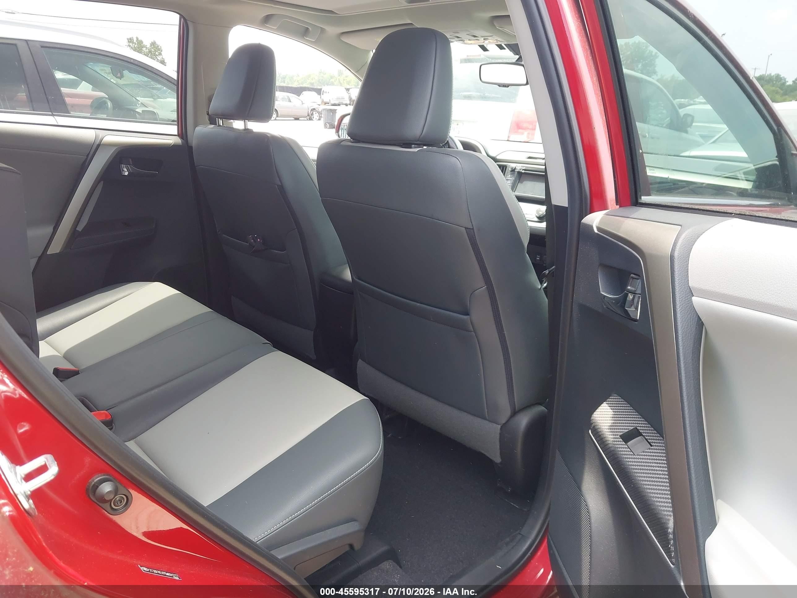 2013 Toyota Rav4 Limited Red vin: 2T3DFREV7DW091777