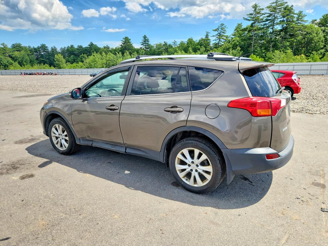 2013 Toyota Rav4 Limited Brown vin: 2T3DFREV7DW124227