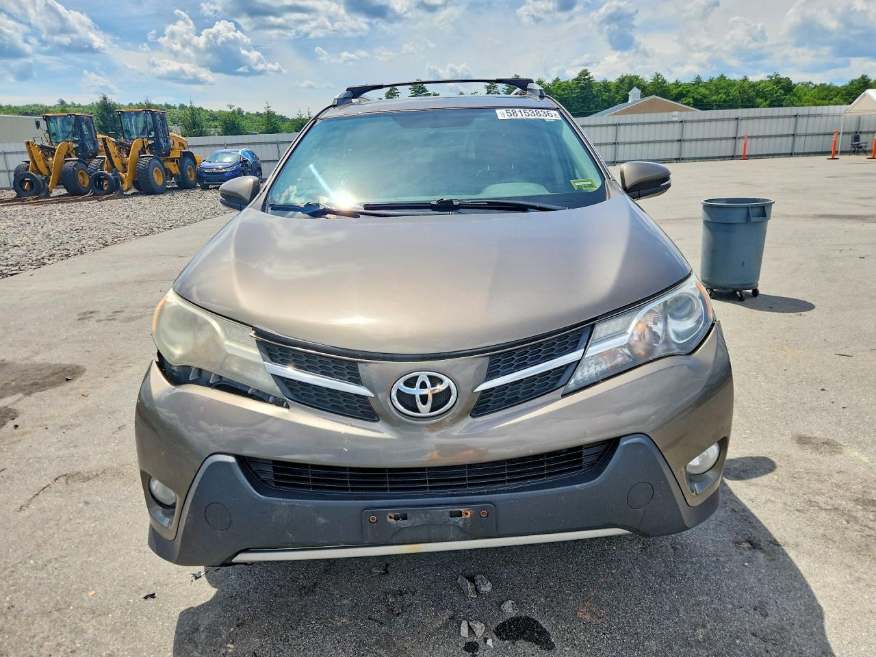 2013 Toyota Rav4 Limited Brown vin: 2T3DFREV7DW124227