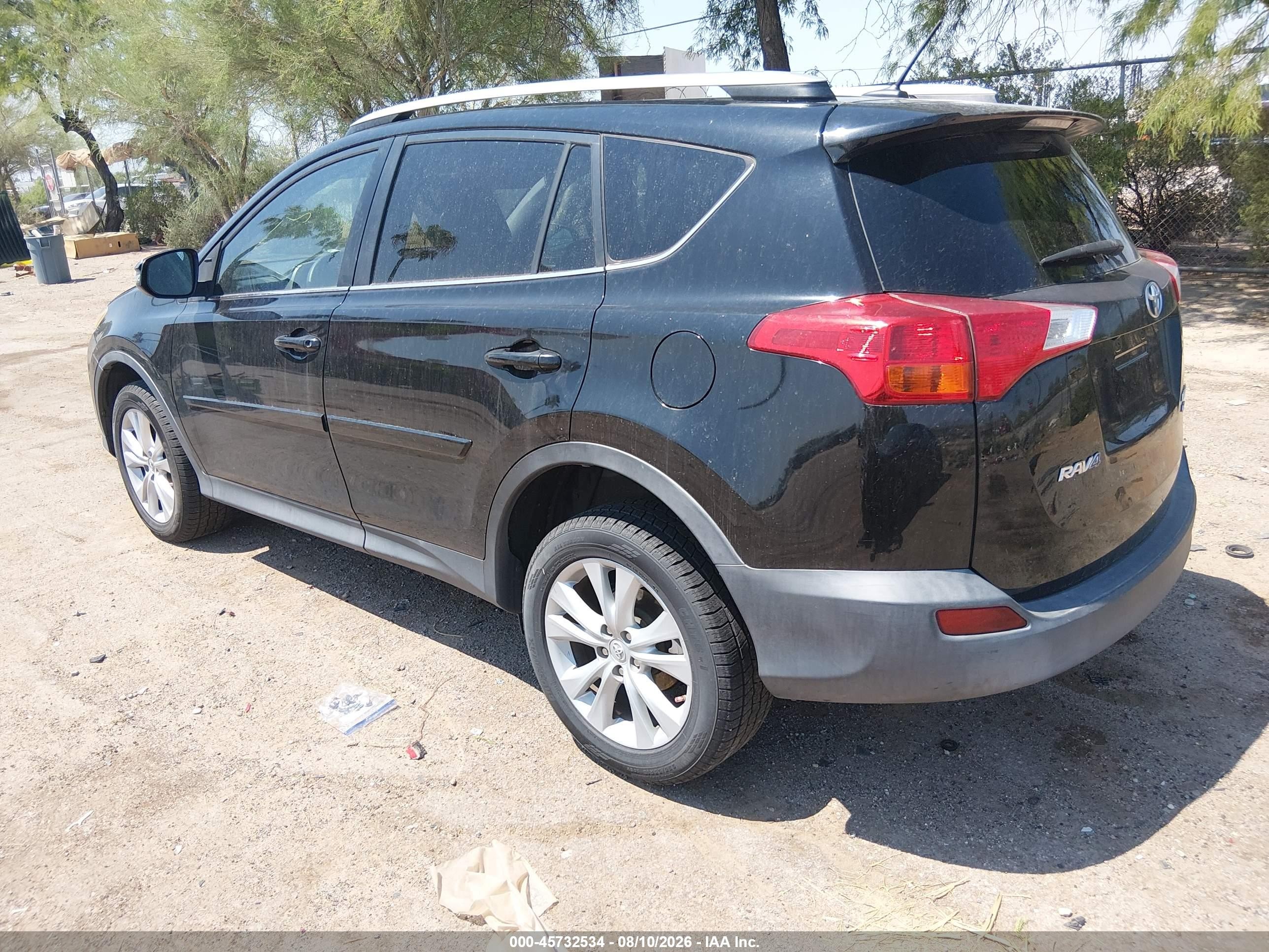 2014 Toyota Rav4 Limited Черный vin: 2T3DFREV7EW147850
