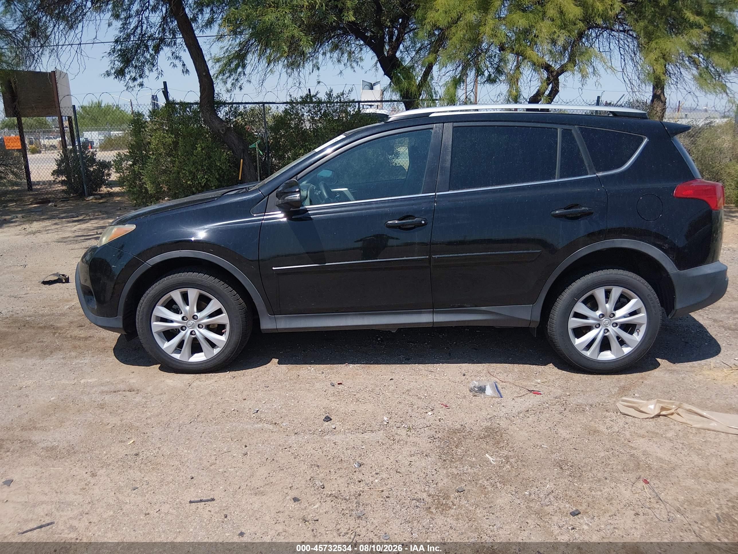 2014 Toyota Rav4 Limited Черный vin: 2T3DFREV7EW147850