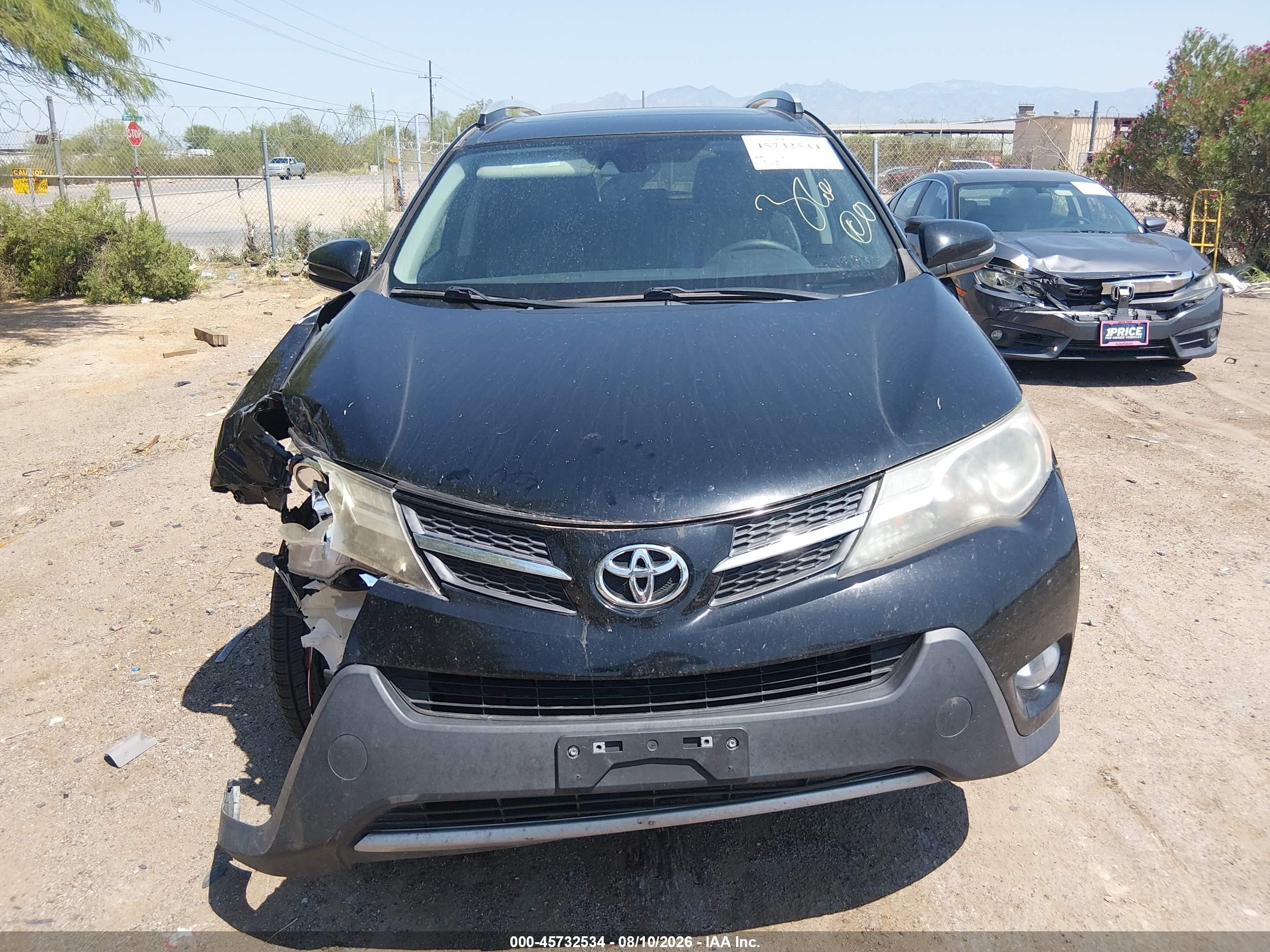 2014 Toyota Rav4 Limited Черный vin: 2T3DFREV7EW147850