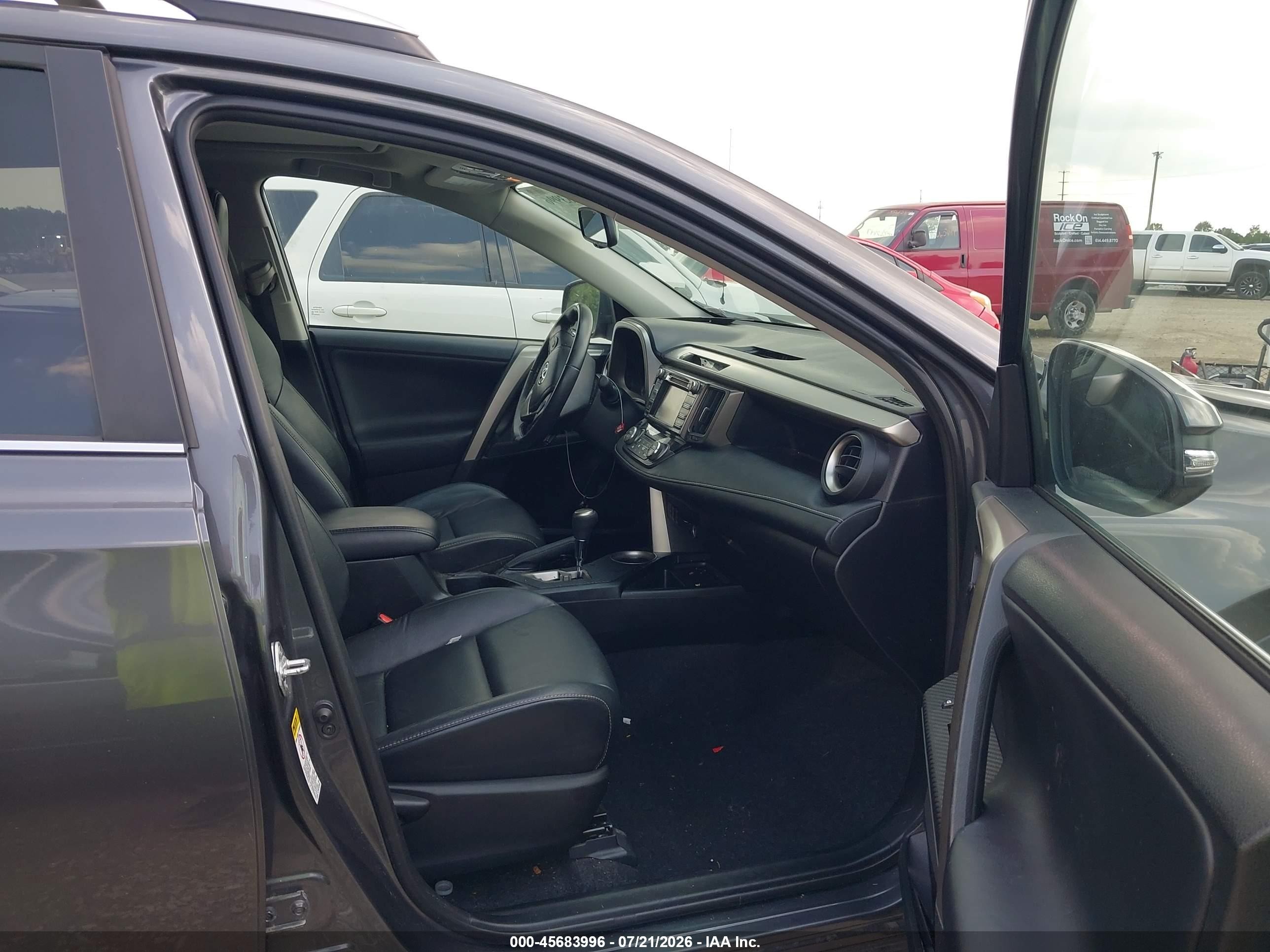 2014 Toyota Rav4 Limited Gray vin: 2T3DFREV7EW164650