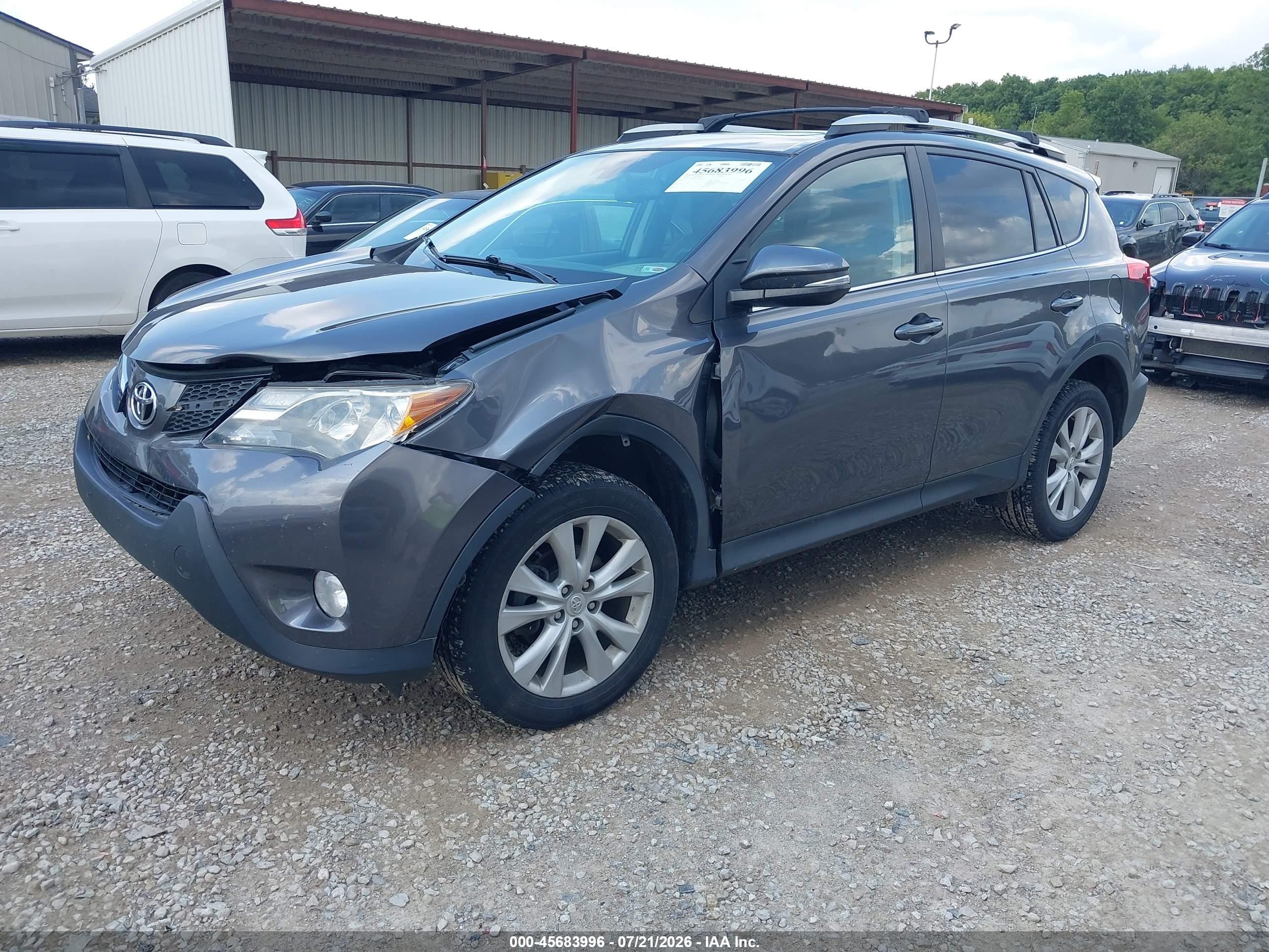 2014 Toyota Rav4 Limited Gray vin: 2T3DFREV7EW164650
